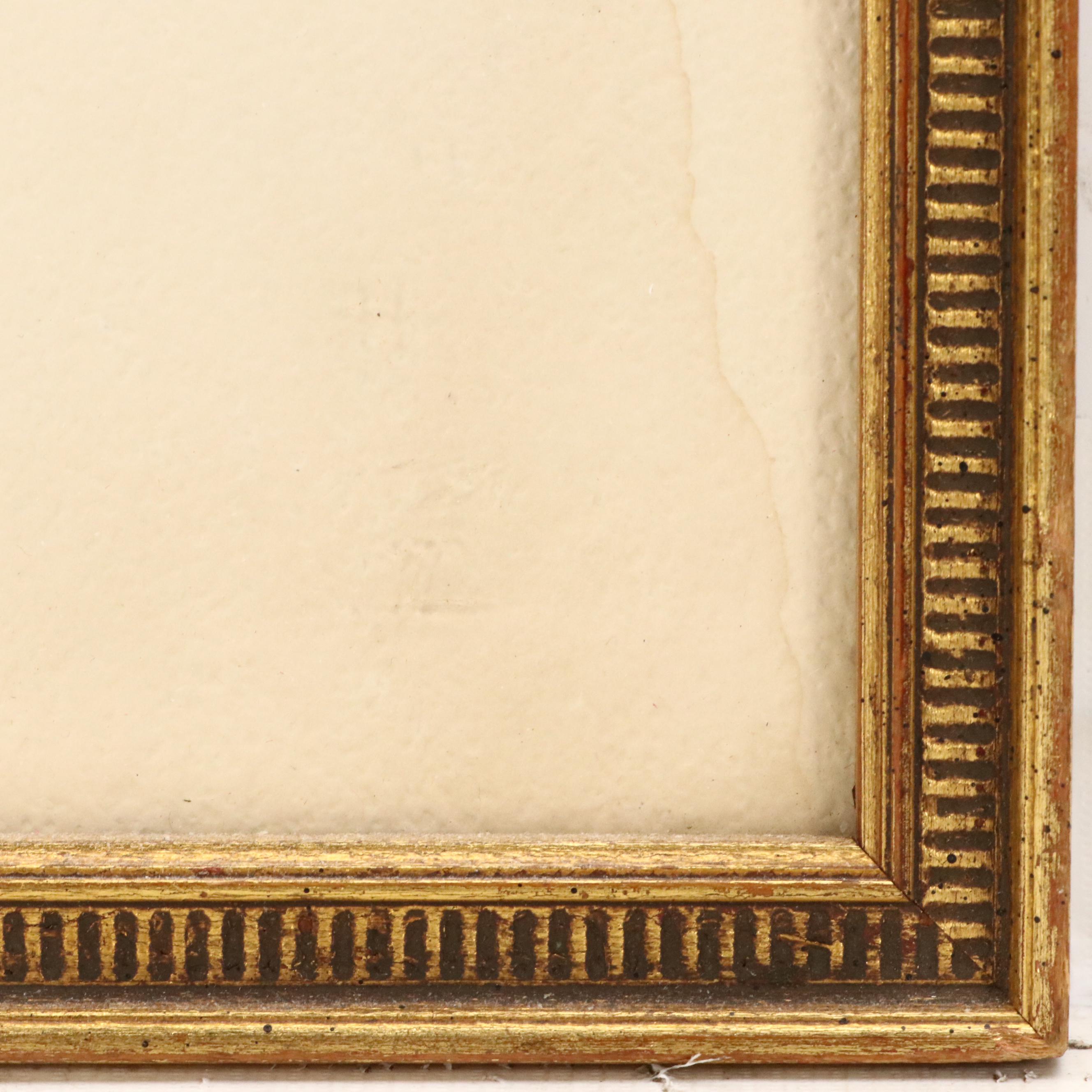 Winter Rural Landscape Embossed Etching "Of Winter's Past," 1976