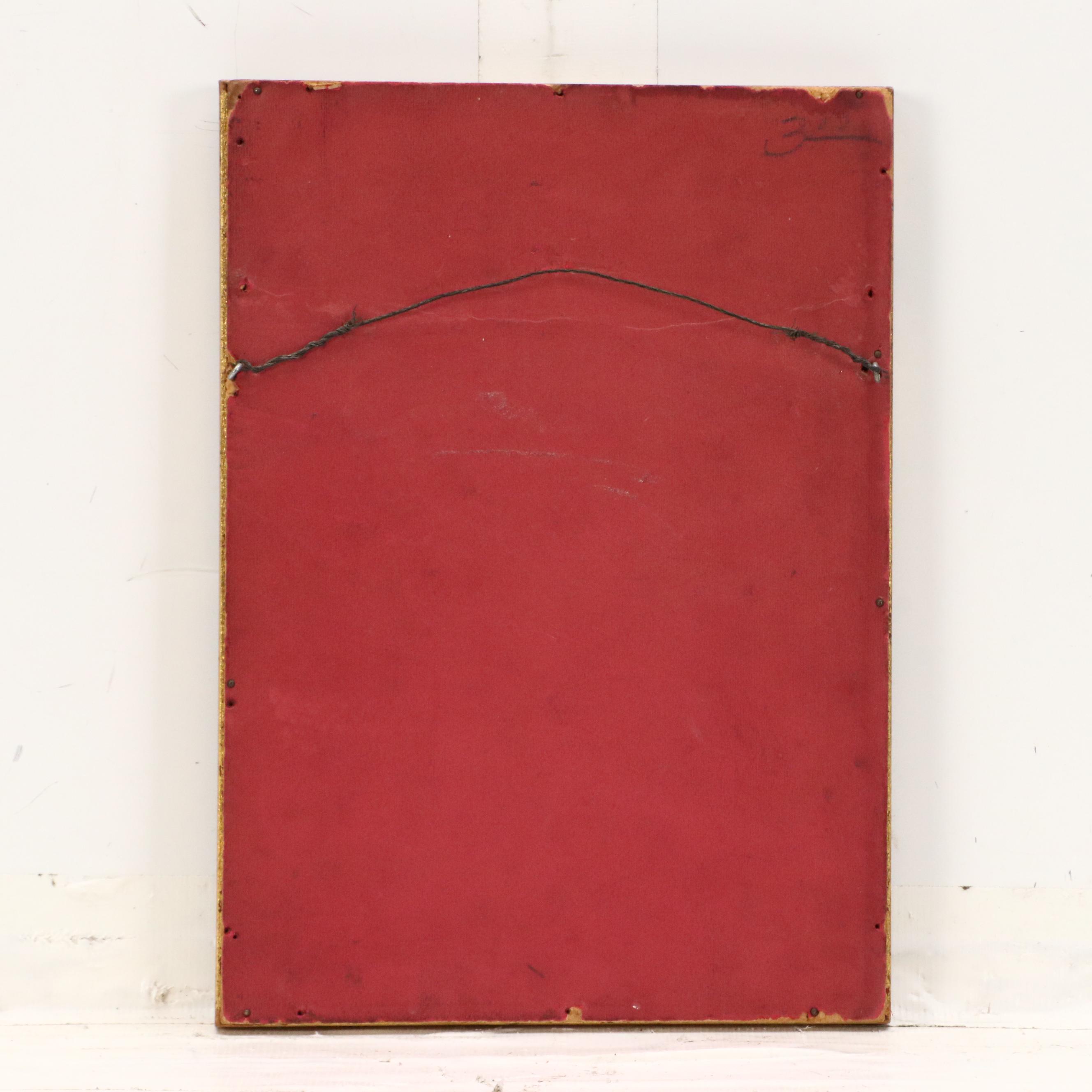 Winter Rural Landscape Embossed Etching "Of Winter's Past," 1976