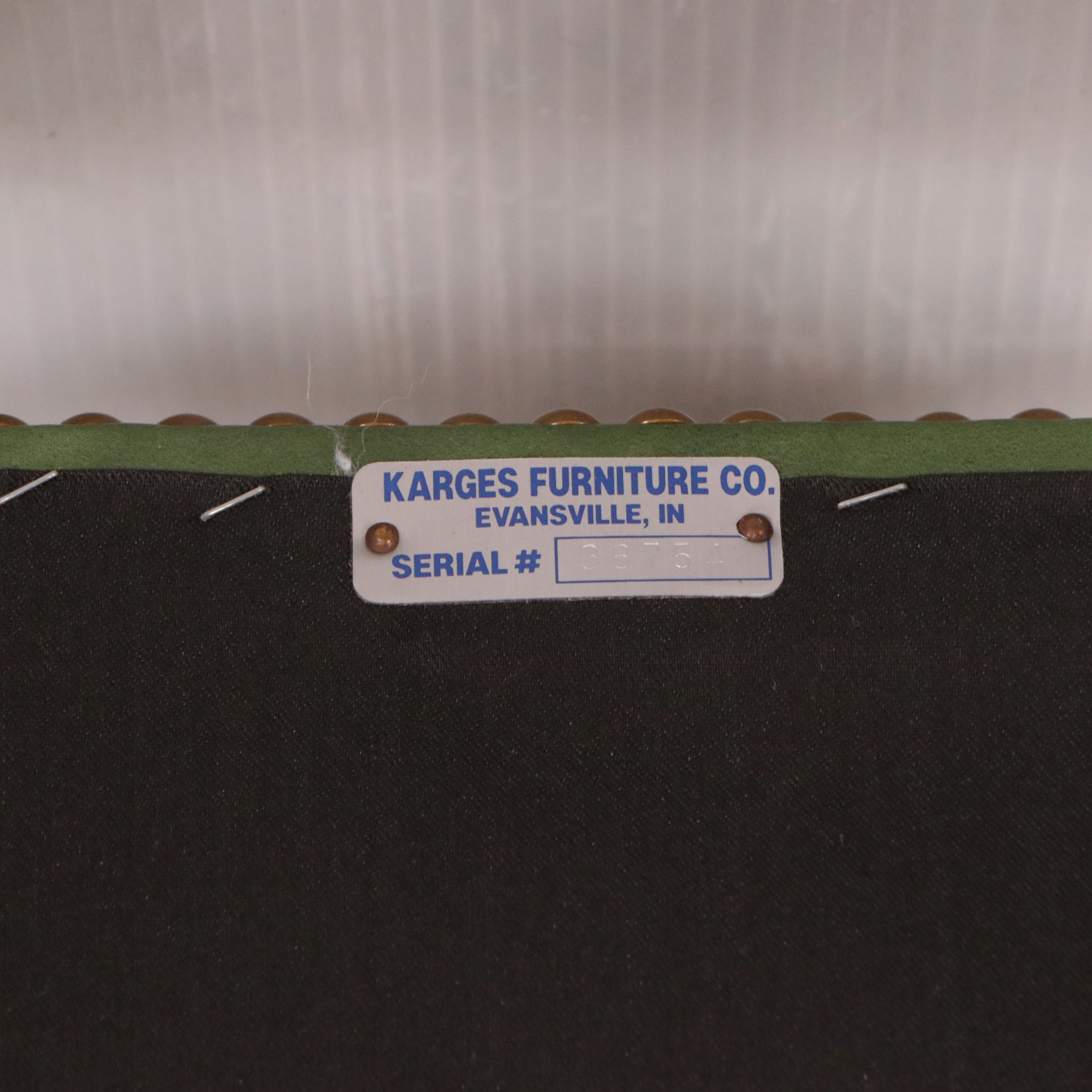 Pair of Karges "Prince of Wales" Mahogany Armchairs with Leather Upholstery