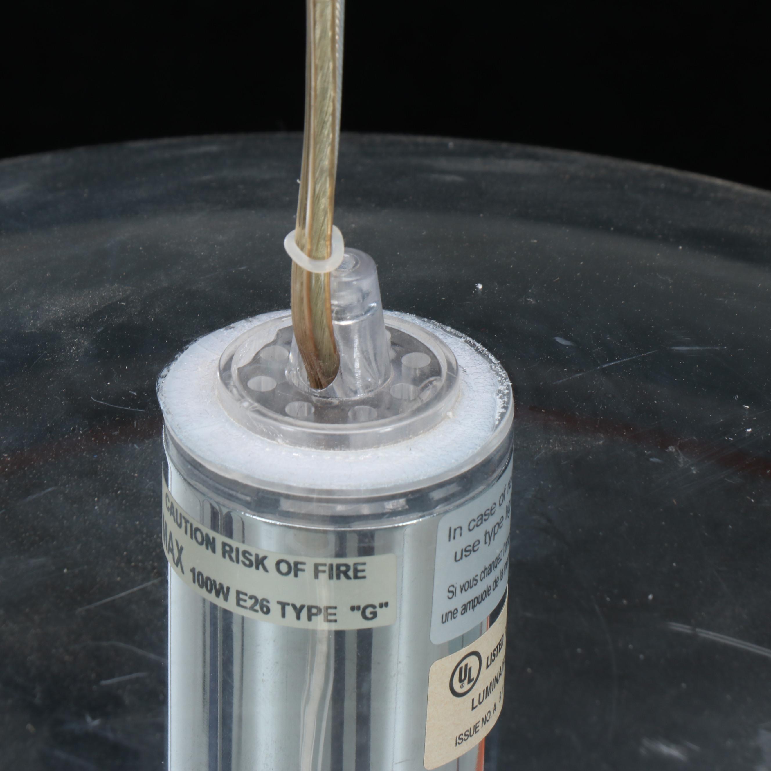 Ferruccio Laviani for Kartell "FL/Y" Blue Acrylic Shade Pendant Lights