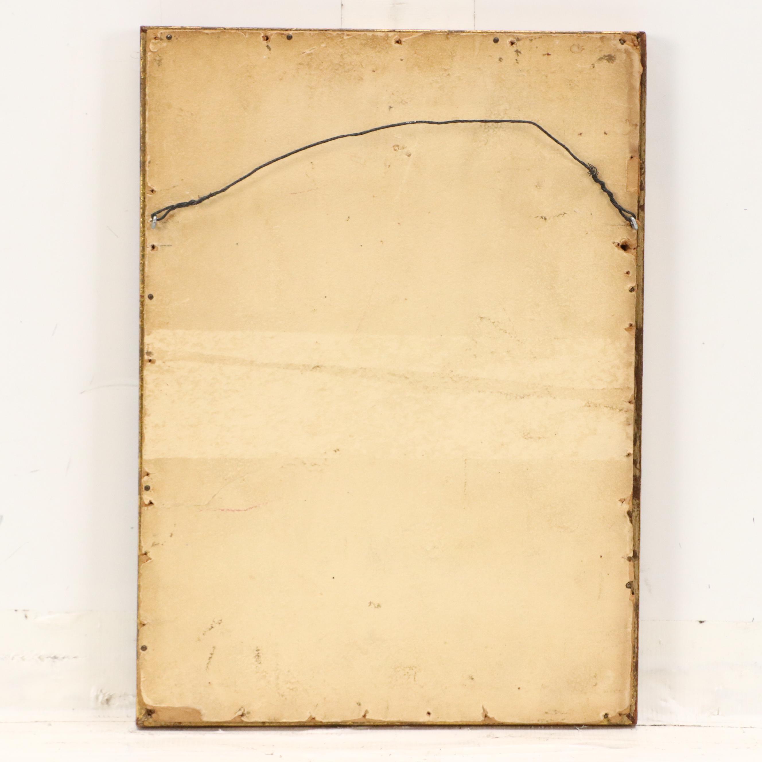 Winter Rural Landscape Embossed Etching "One Winter's Night," 1976