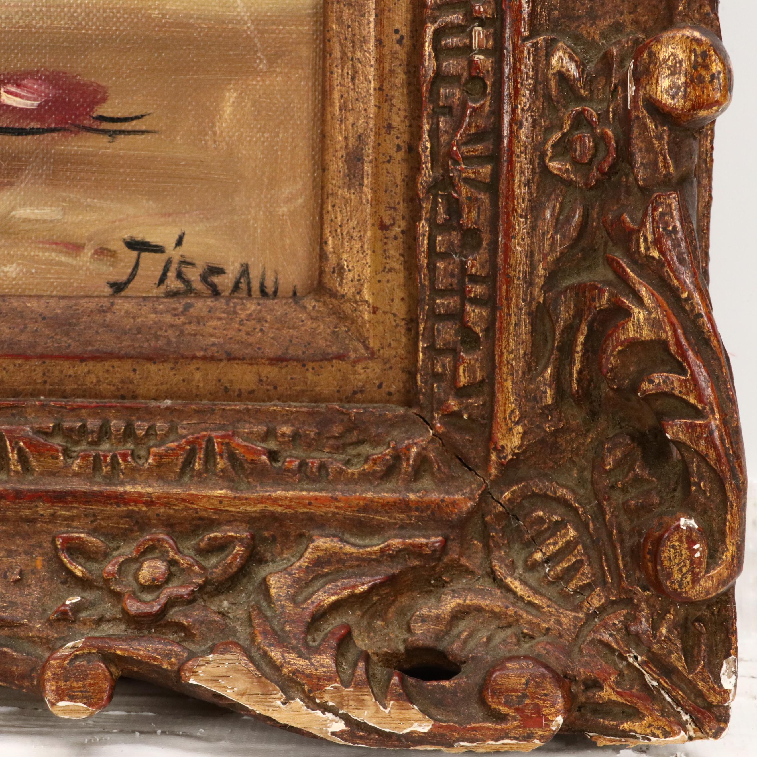 Floral Still Life Oil Painting, Late 20th Century