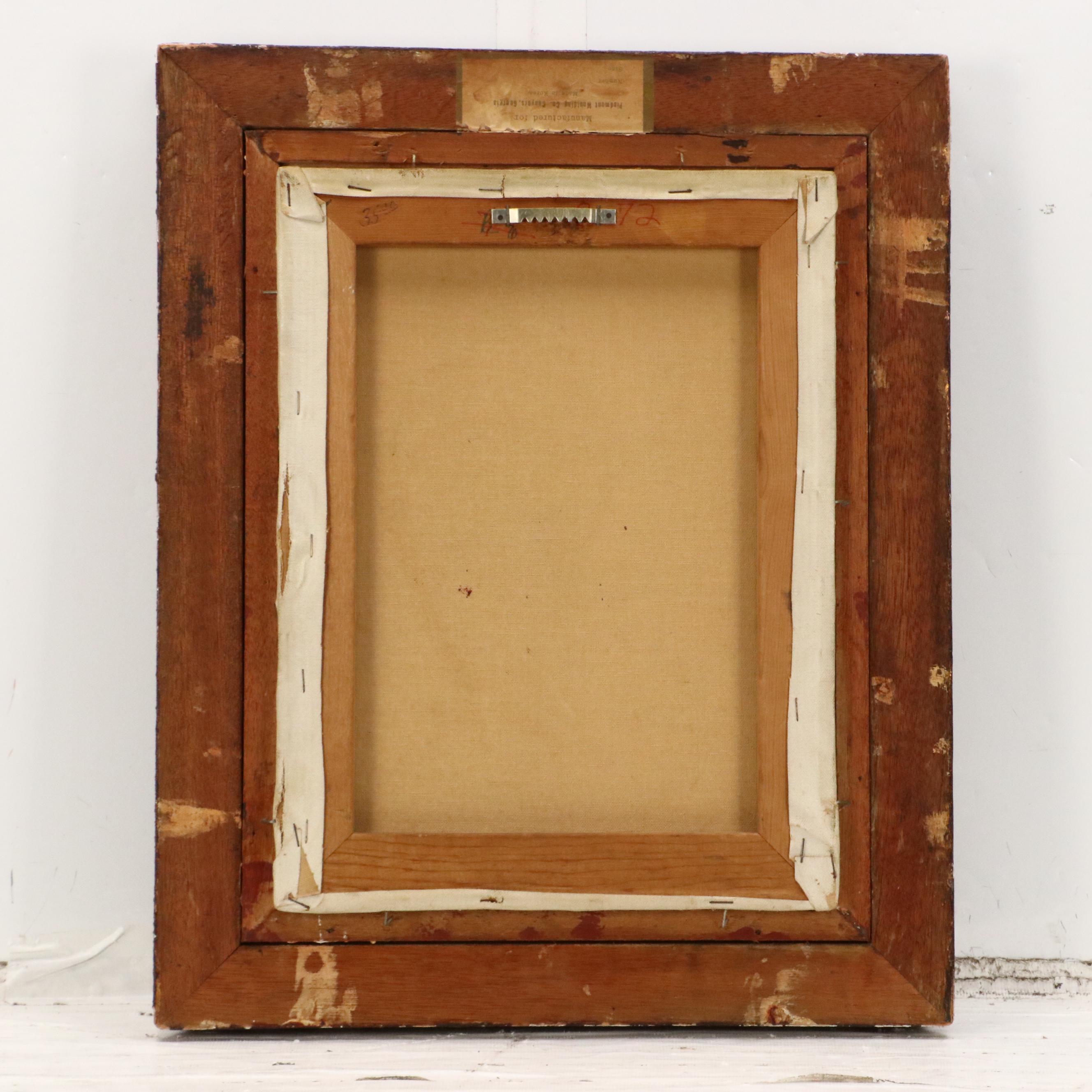 Floral Still Life Oil Painting, Late 20th Century