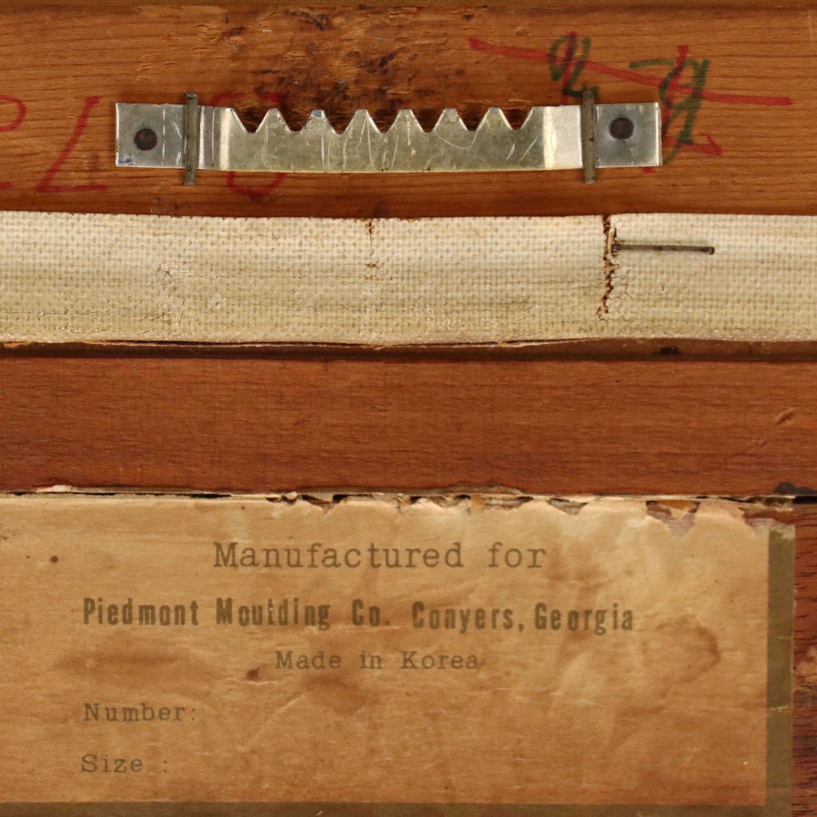 Floral Still Life Oil Painting, Late 20th Century