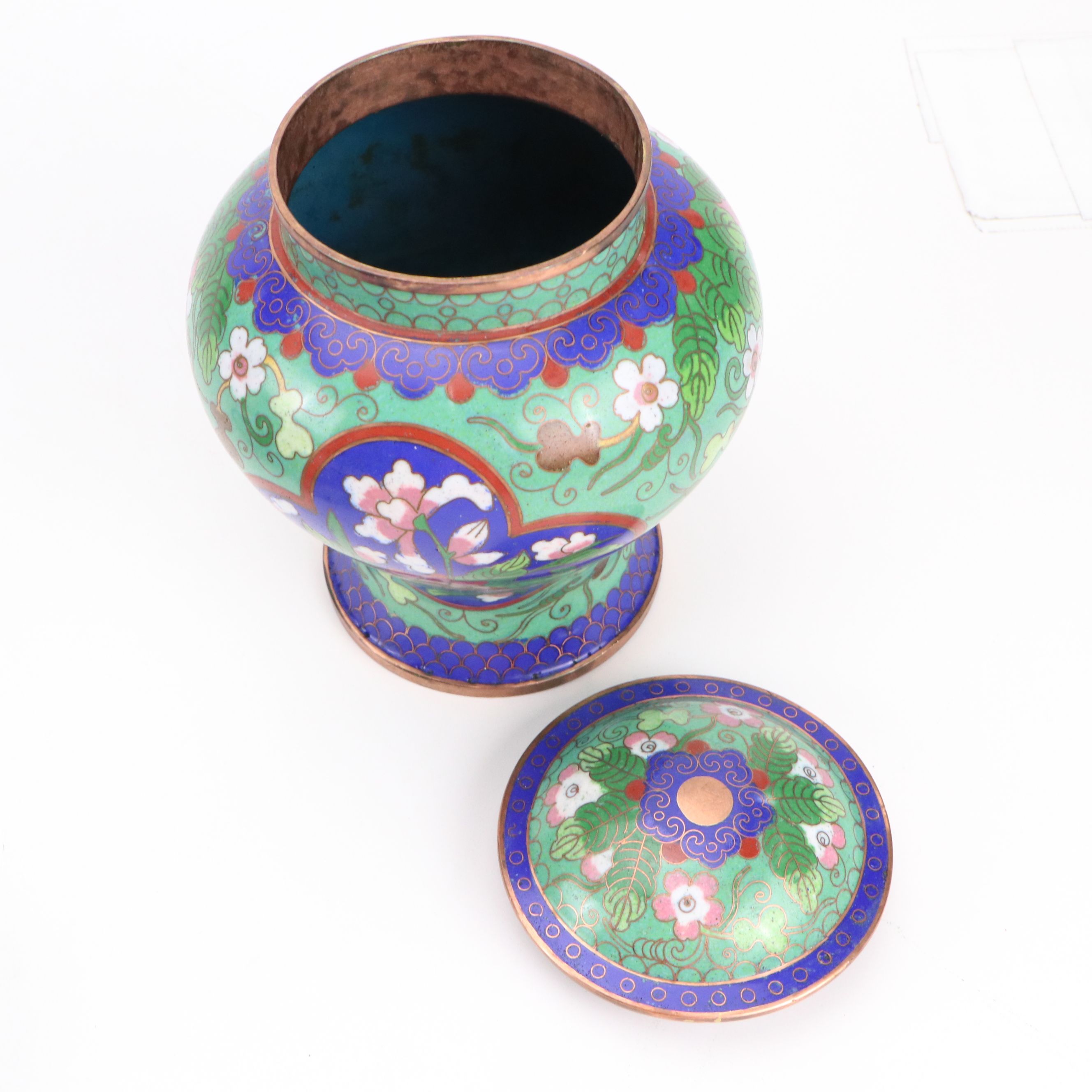 Andersen Paillonné Enamel on Sterling Plate, Cloisonné Vessels, Shakers and More