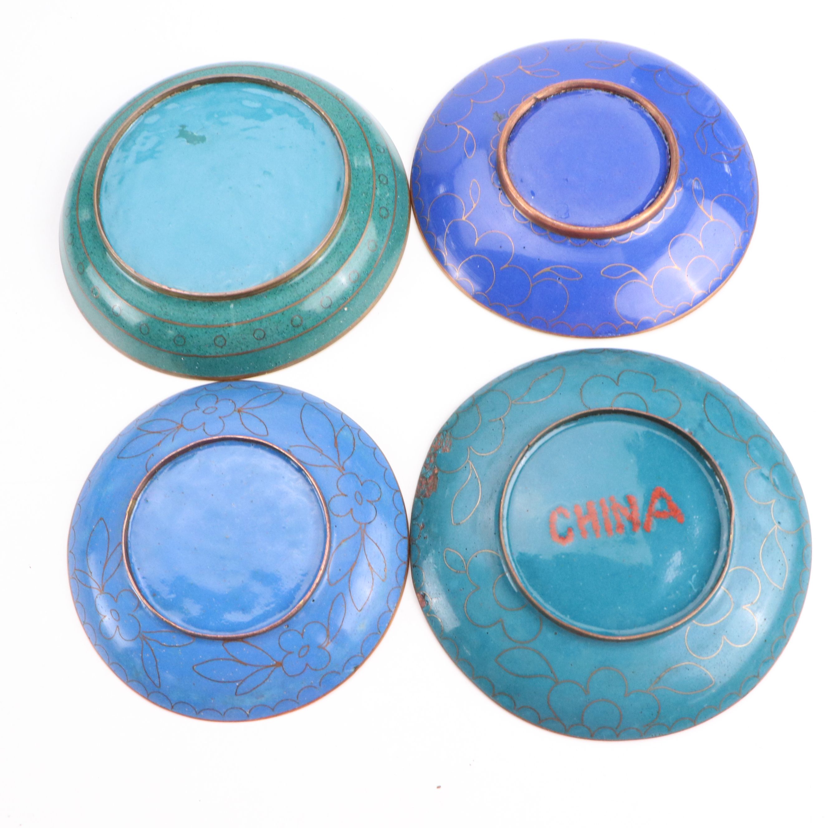 Andersen Paillonné Enamel on Sterling Plate, Cloisonné Vessels, Shakers and More