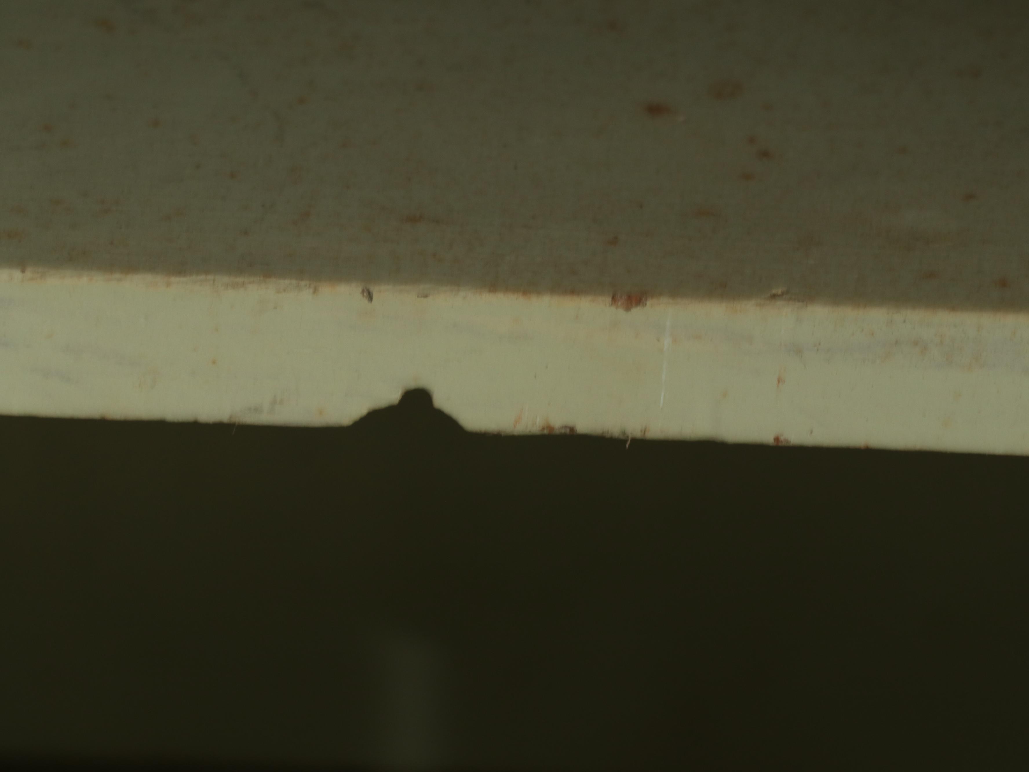 Antique Punched Tin and Painted Cabinet