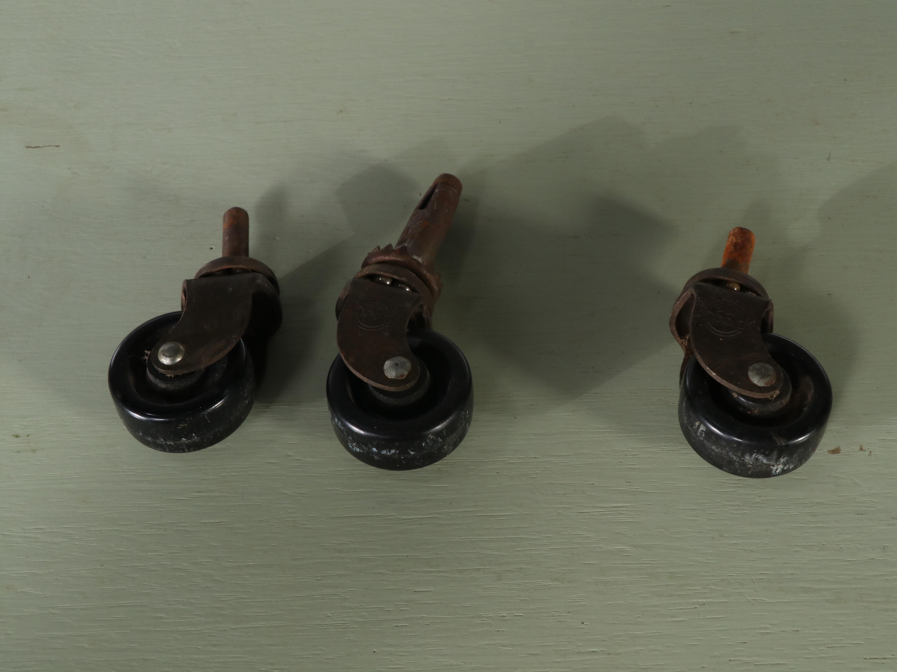 Antique Punched Tin and Painted Cabinet