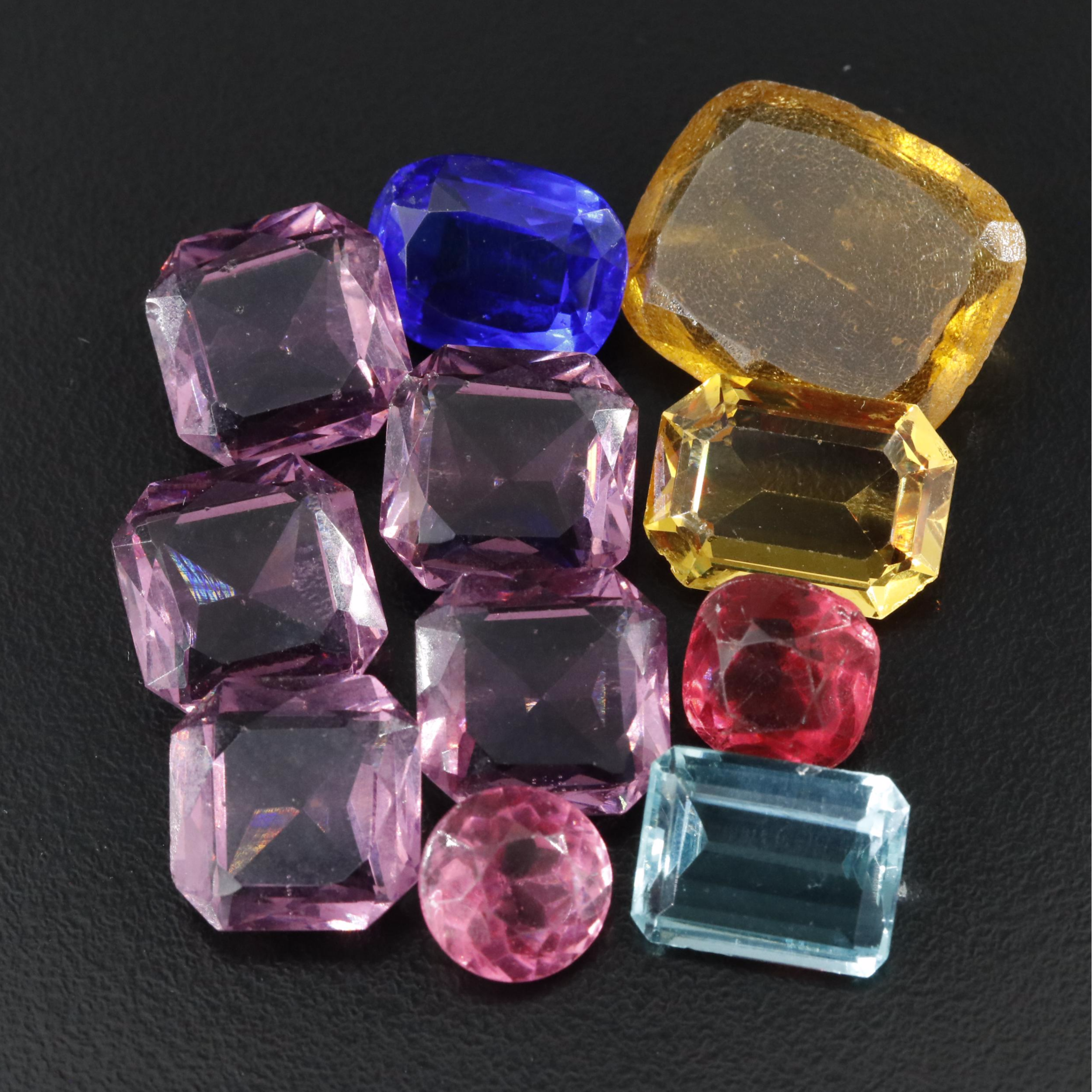 Loose 160.43 CTW Glass Lot