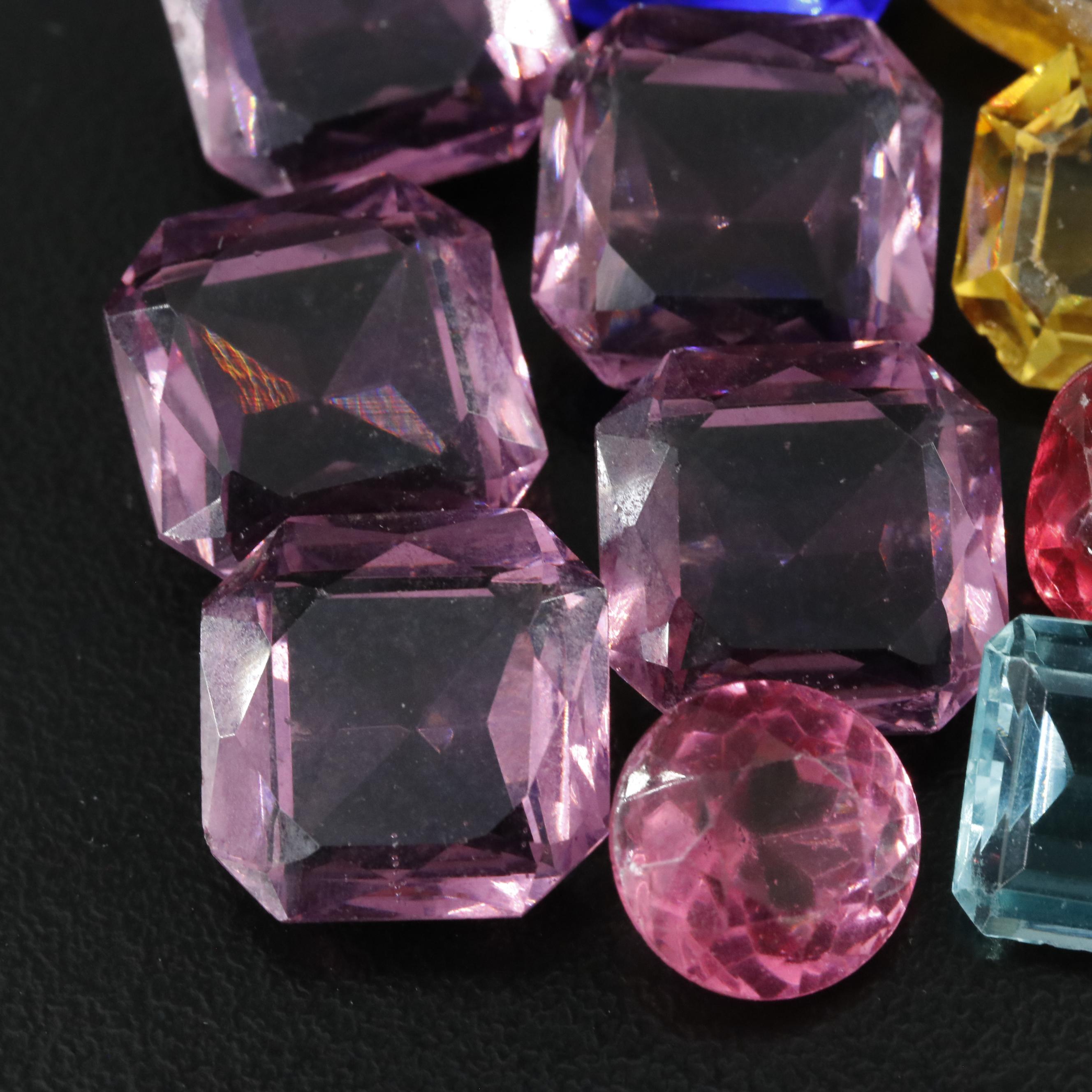 Loose 160.43 CTW Glass Lot