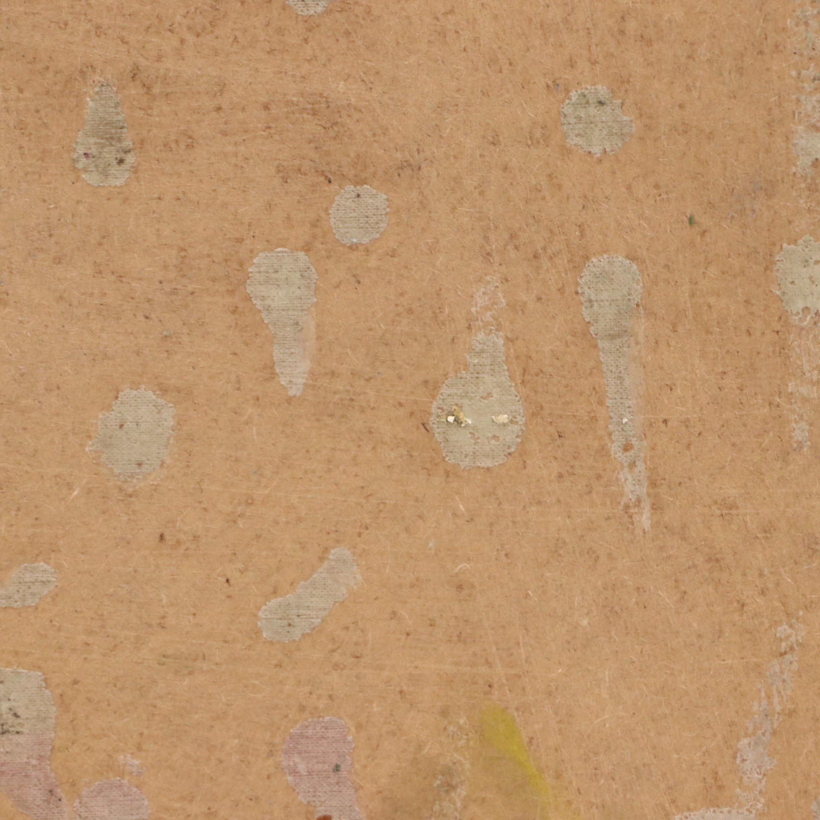 Modernist Countryside Landscape Oil Painting, Mid-20th Century