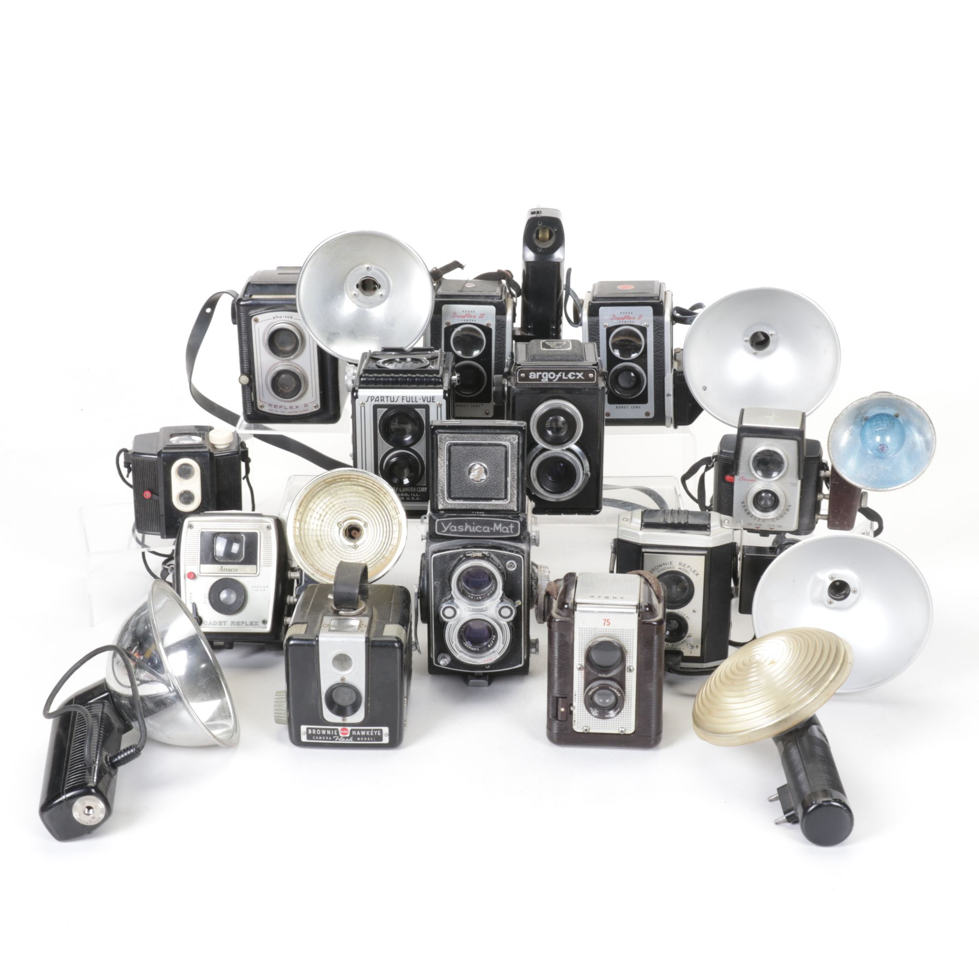 Yashica-Mat, Argus 75, and More TLR, Box Cameras, and Accessories