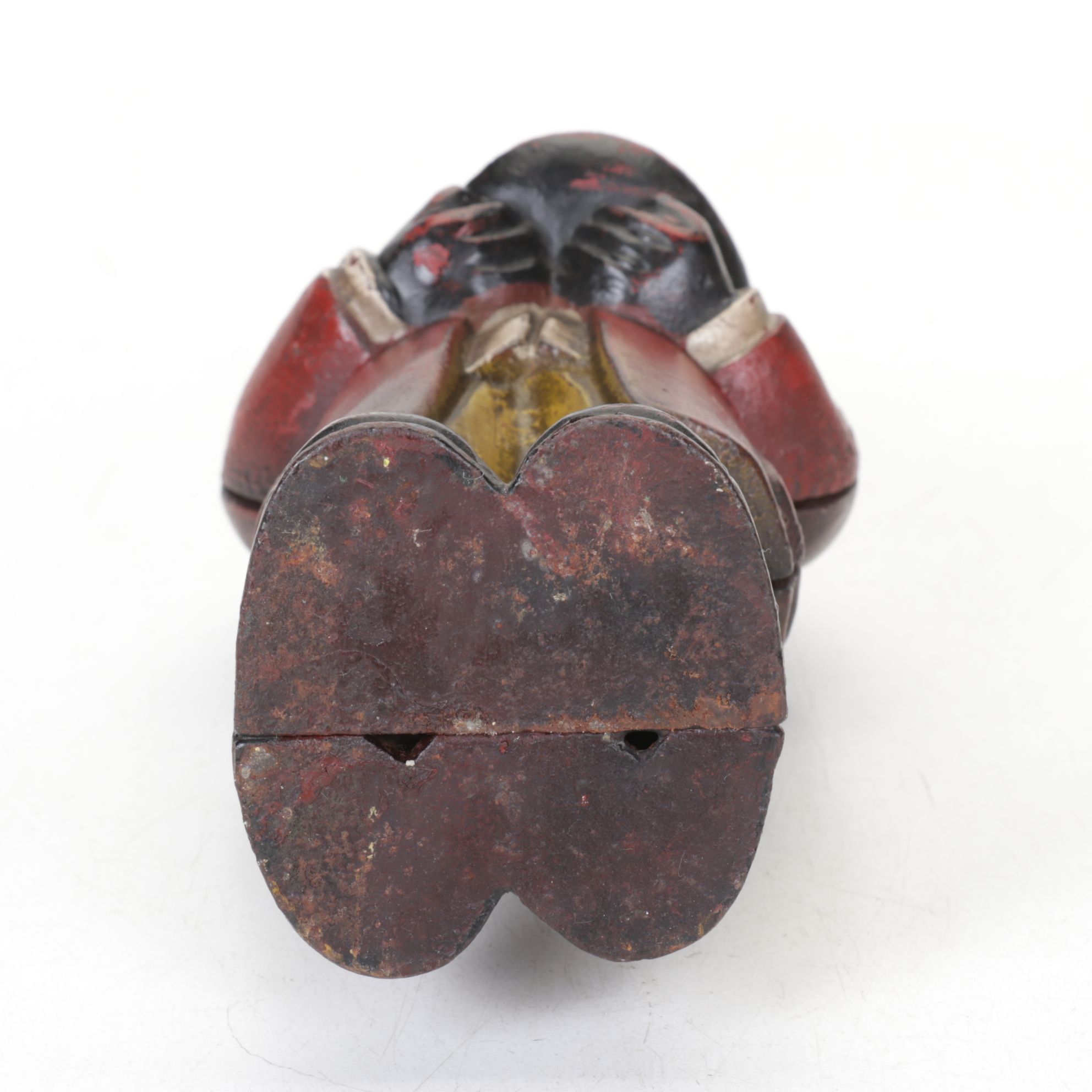 Cast Iron "Uncle Moses" Coin Bank & Horse Figurine