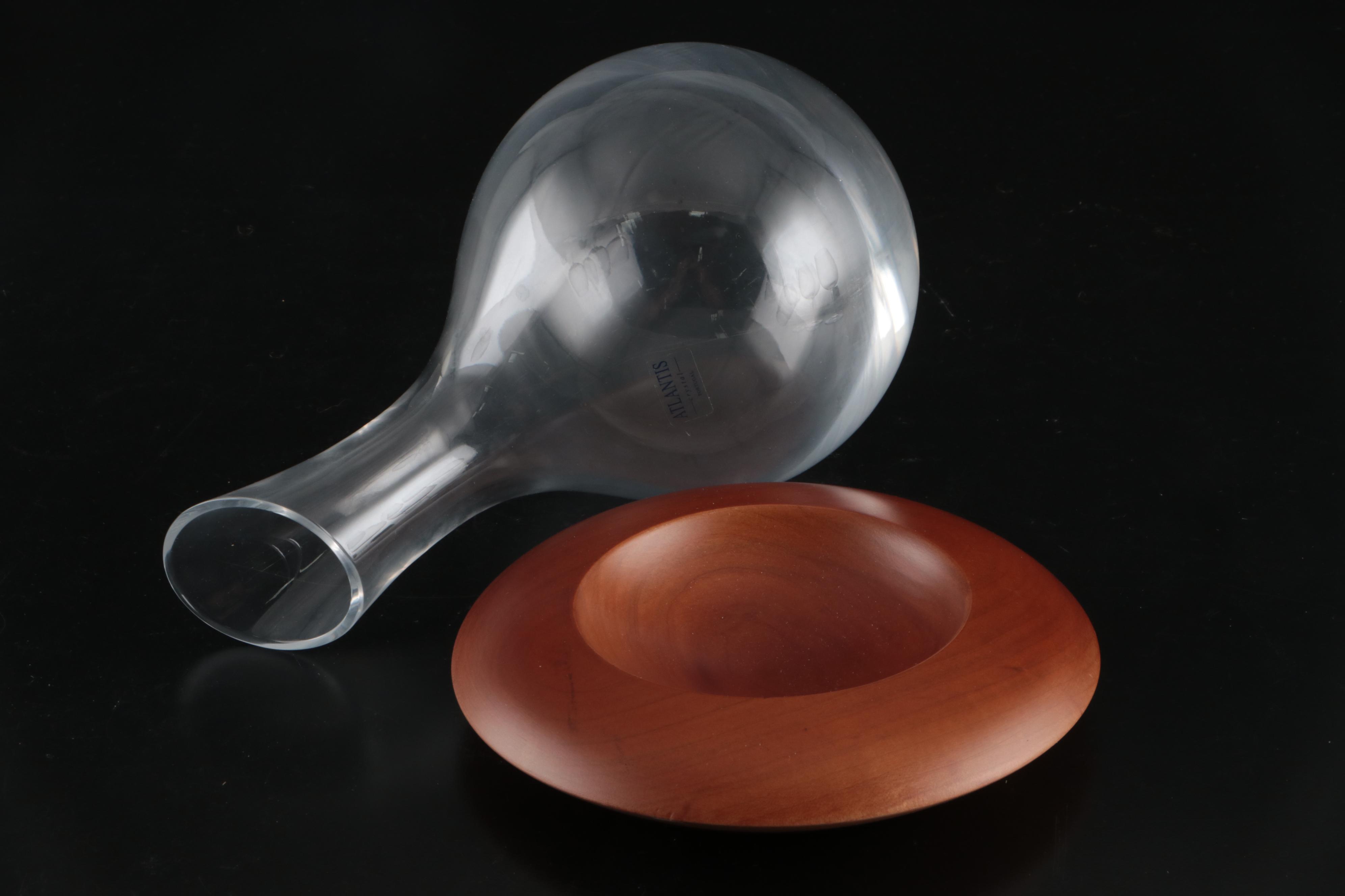 Atlantis Crystal Wine Decanter and Glasses with Cocktail Shaker Set