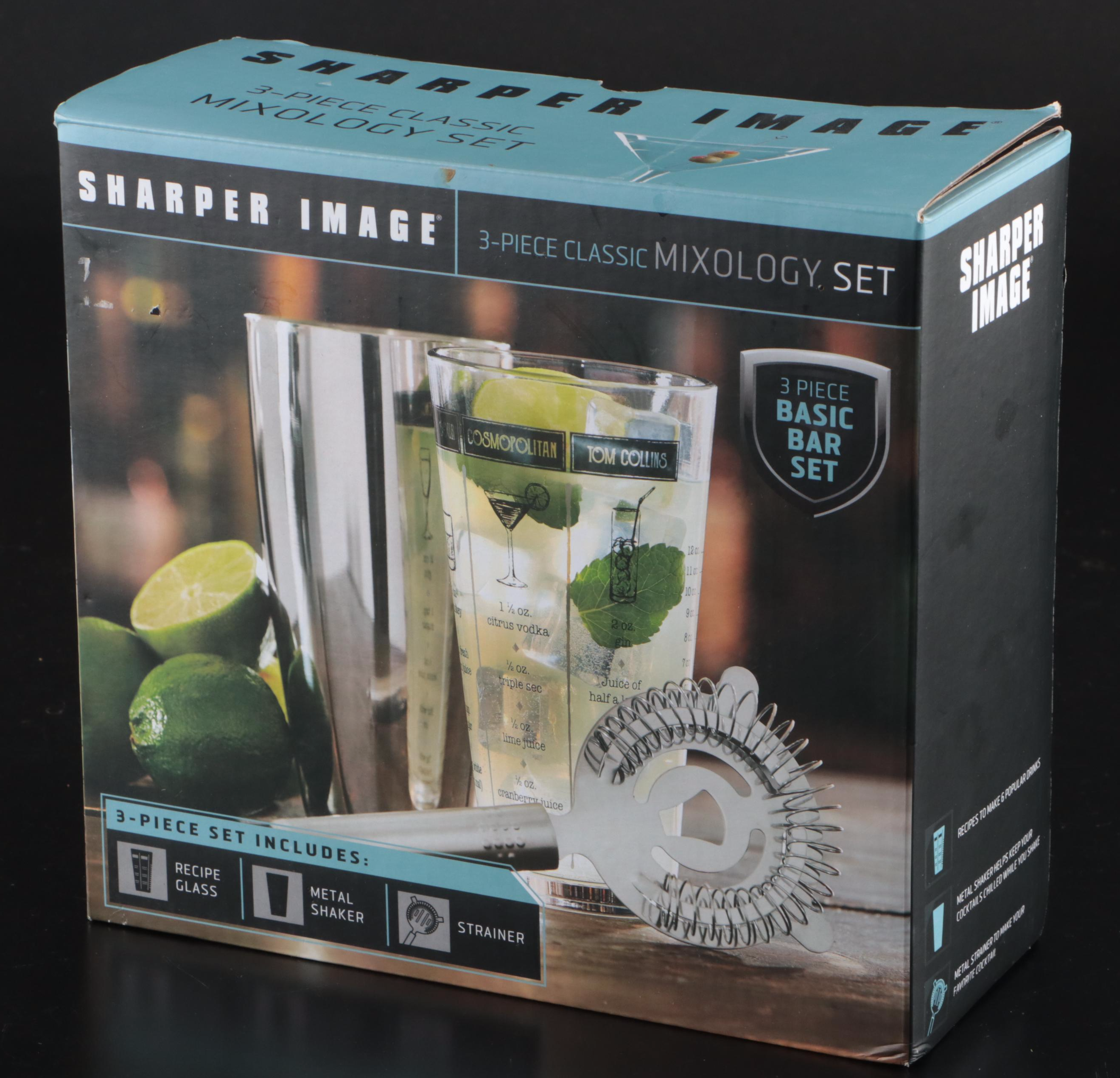 Atlantis Crystal Wine Decanter and Glasses with Cocktail Shaker Set