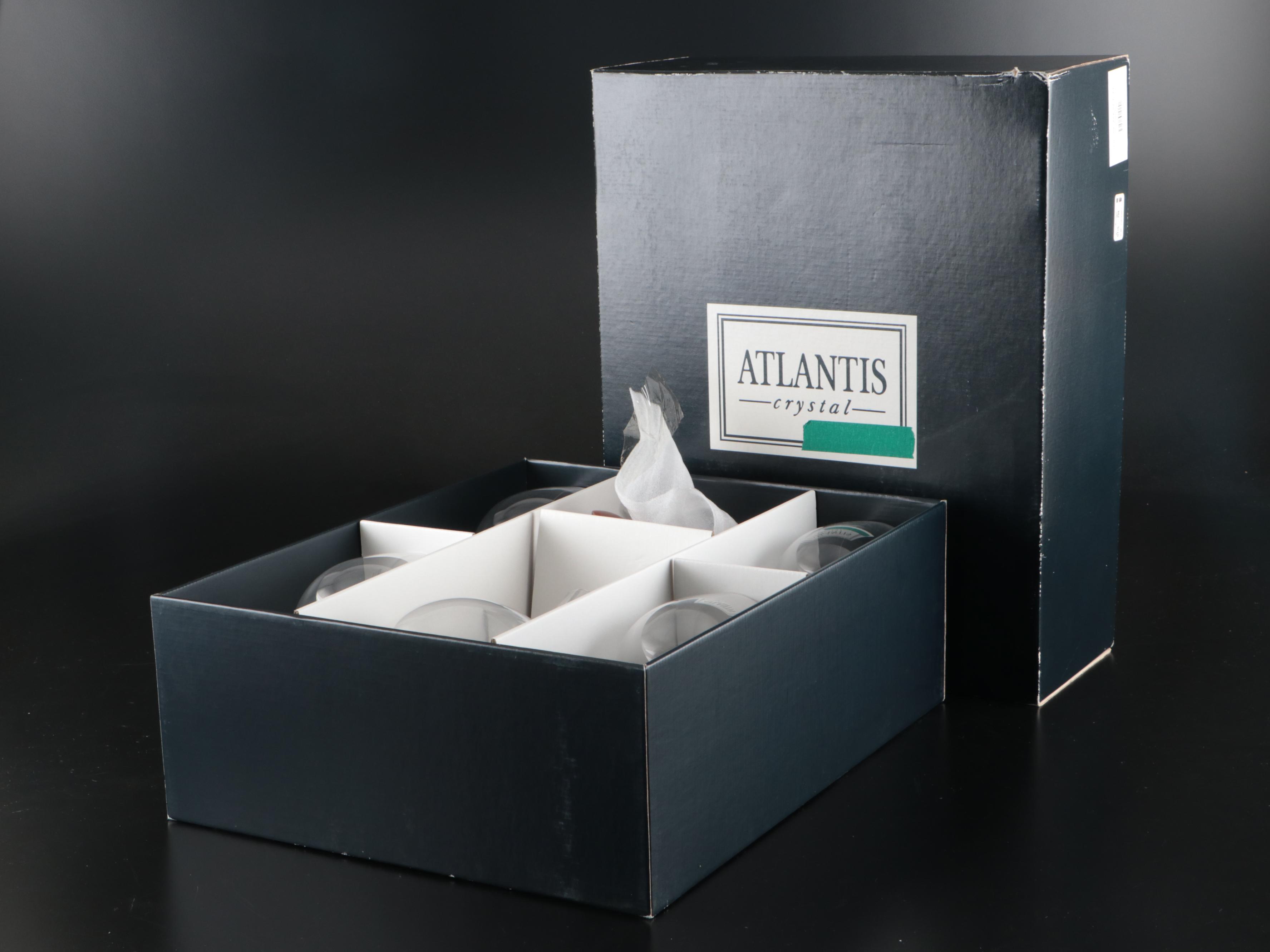 Atlantis Crystal Wine Decanter and Glasses with Cocktail Shaker Set