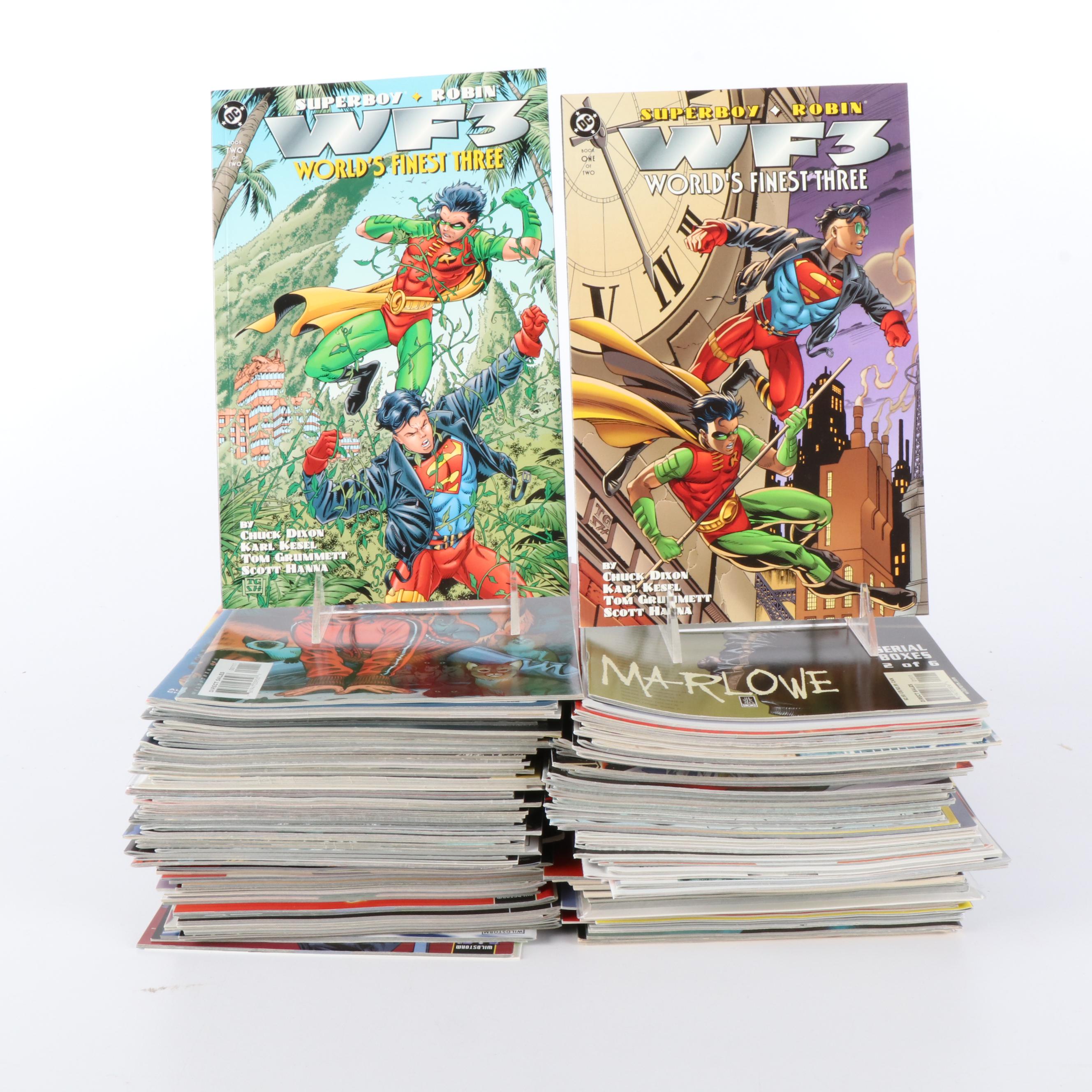 150+ Modern Age Comic Collection Including Signed "Mr. Majestic" and "Wildcats"