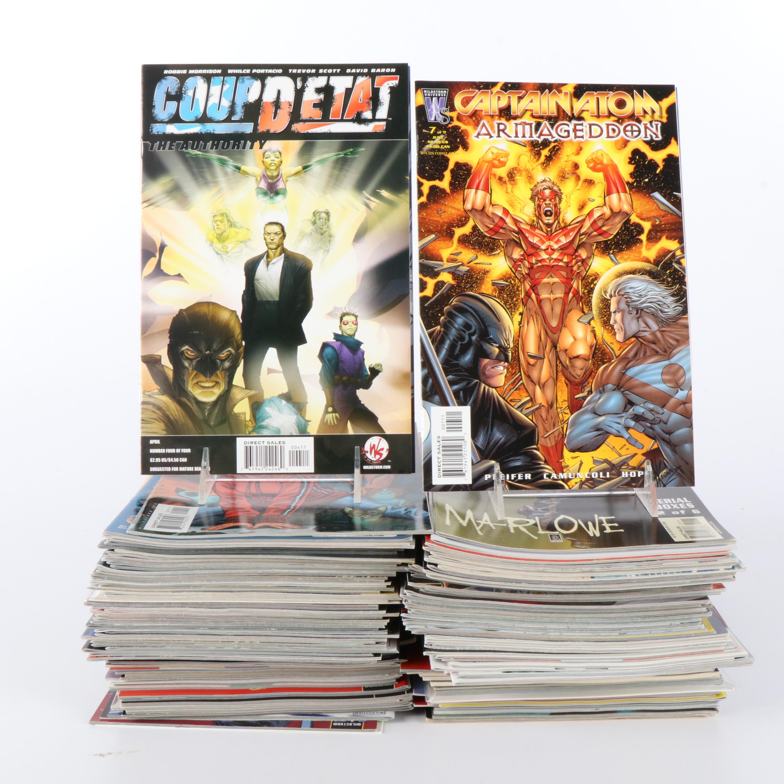 150+ Modern Age Comic Collection Including Signed "Mr. Majestic" and "Wildcats"