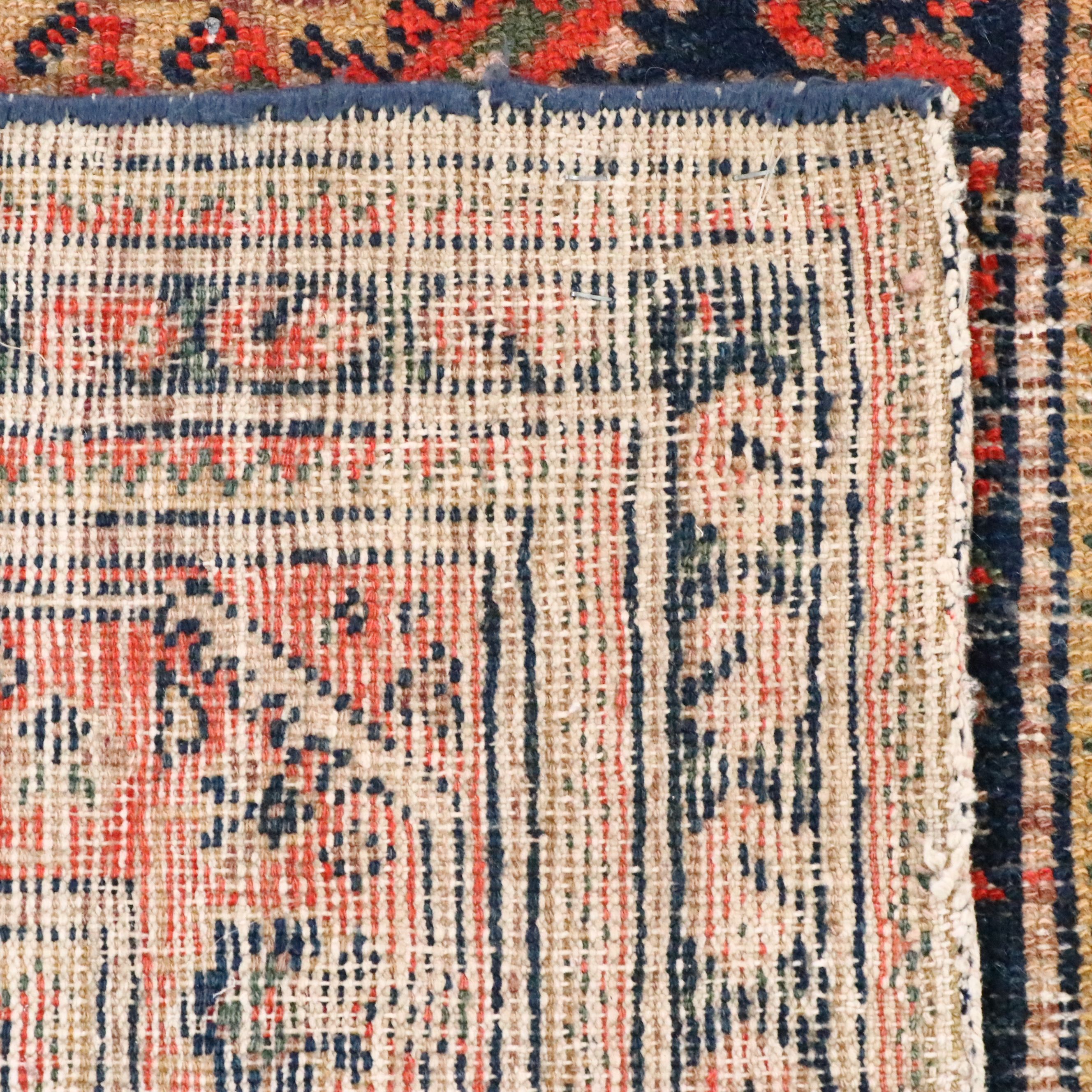 4'2 x 9'8 Hand-Knotted Persian Malayer Long Rug