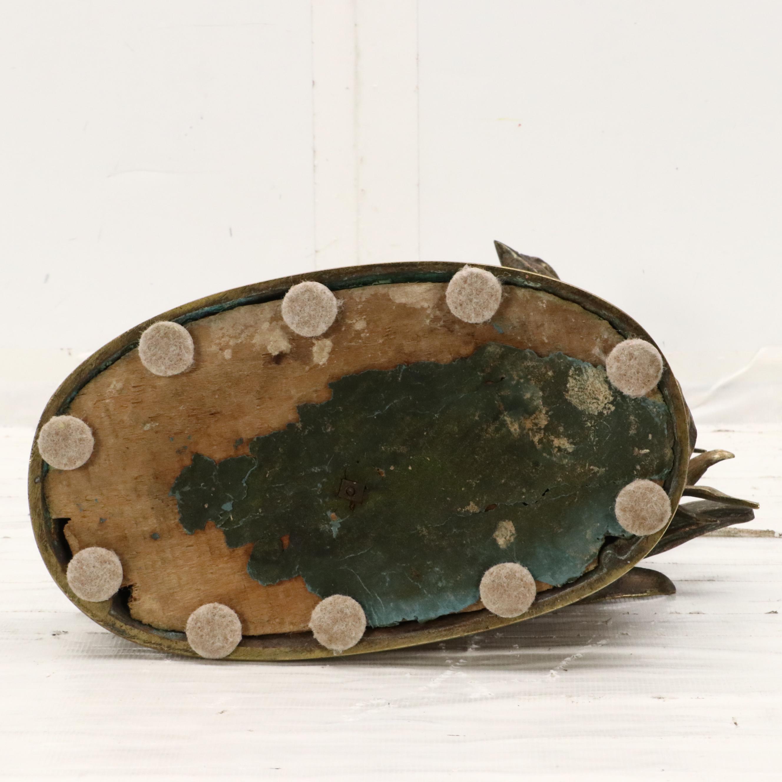 Cast Brass Partridge After Jules Moigniez