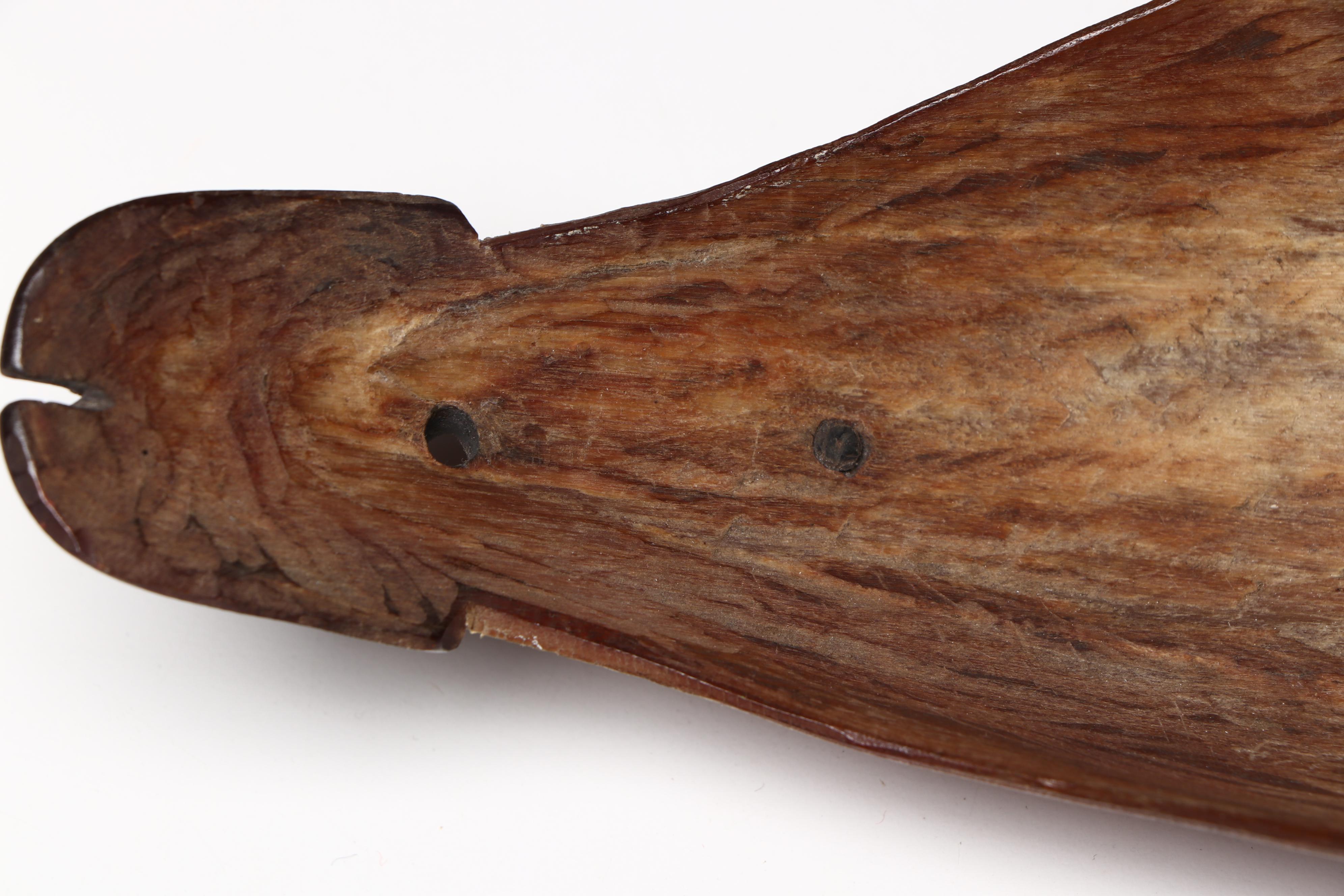 Indigenous Pacific Northwest Horn, Fossilized Ivory and Carved Wood Spoons