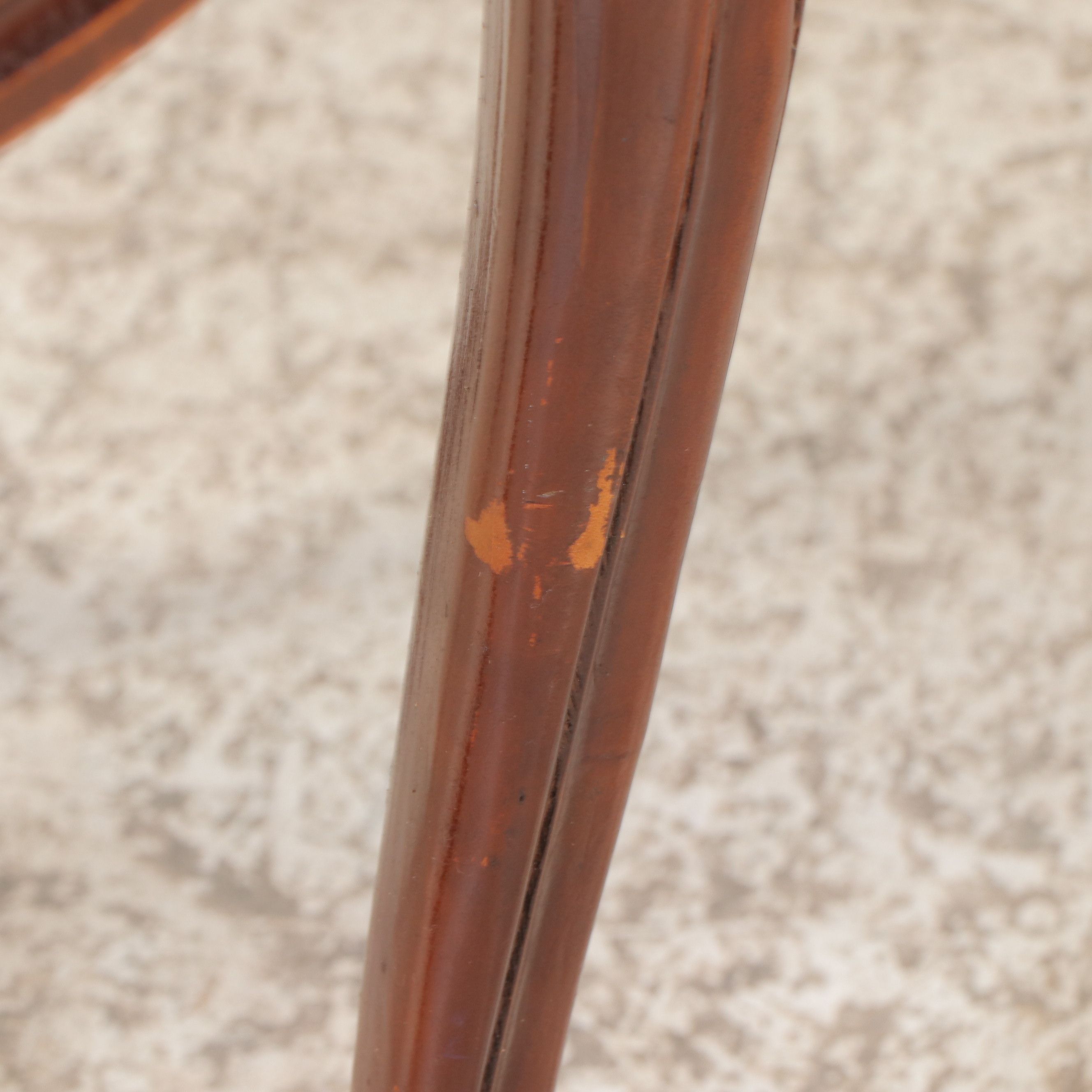 Pair of Victorian Carved Walnut End Tables with Marble Tops