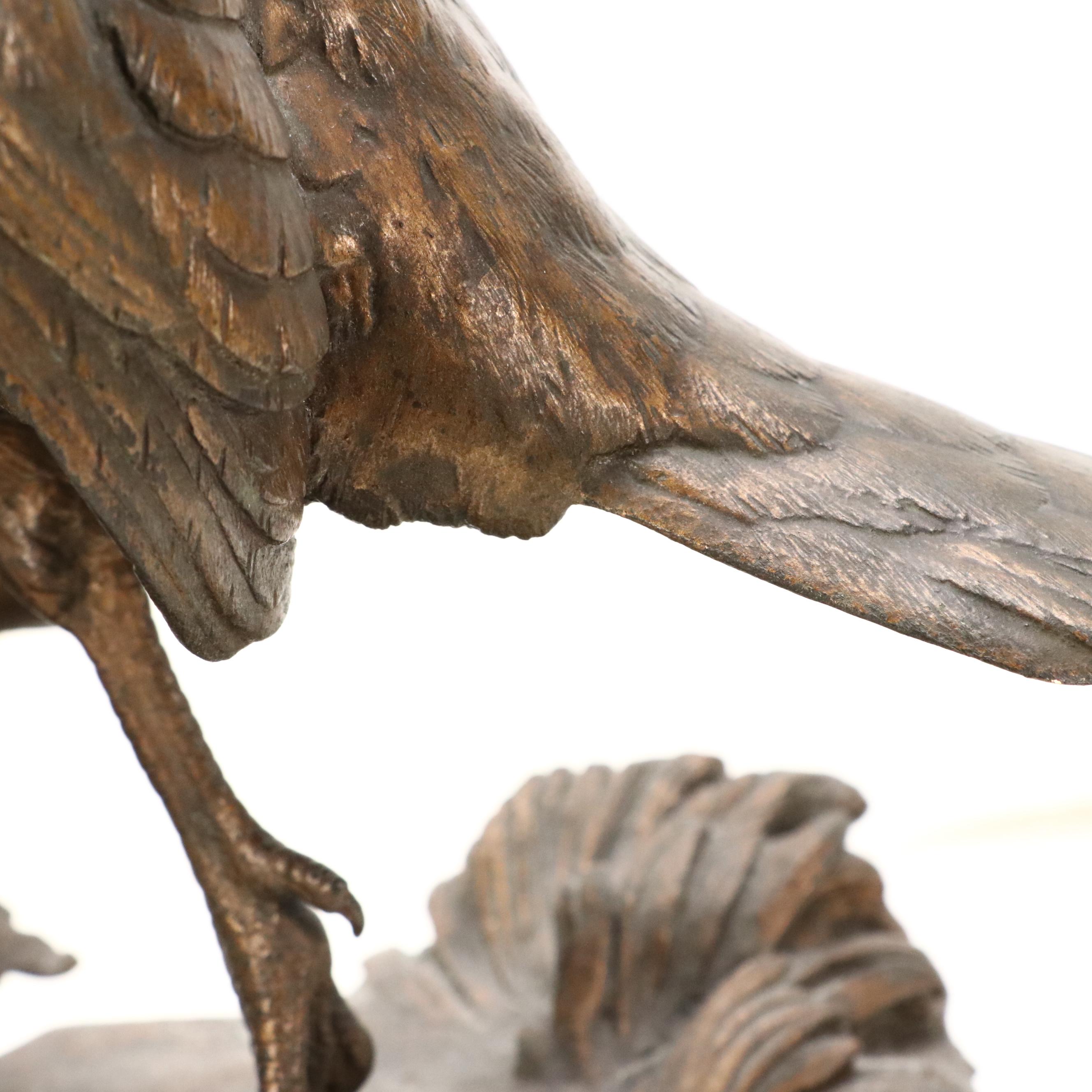Cast Bronze Partridge After Jules Moigniez