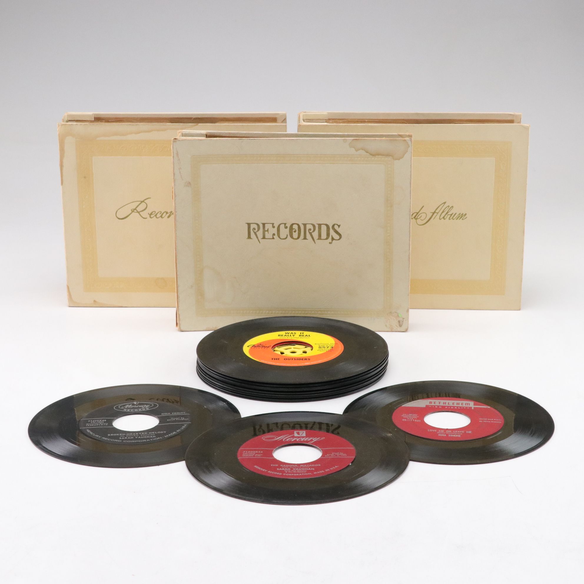 Sarah Vaughan, Perry Como, Dean Martin & More 45 Record Albums