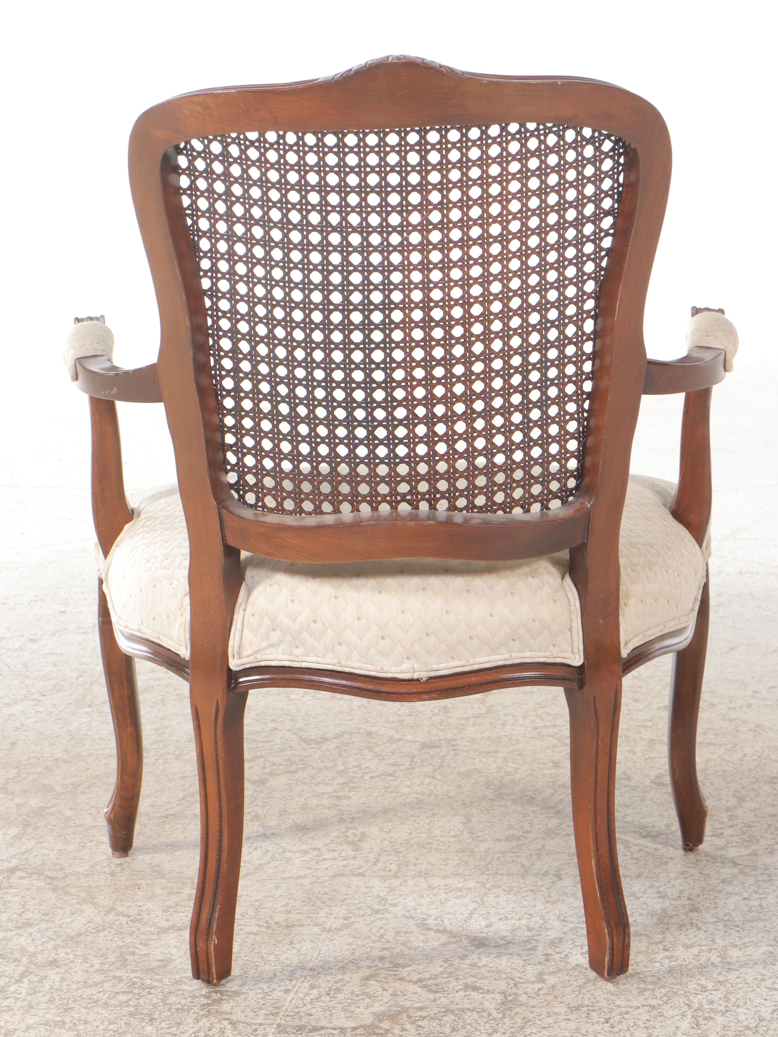 Louis XV Style Upholstered Fauteuil