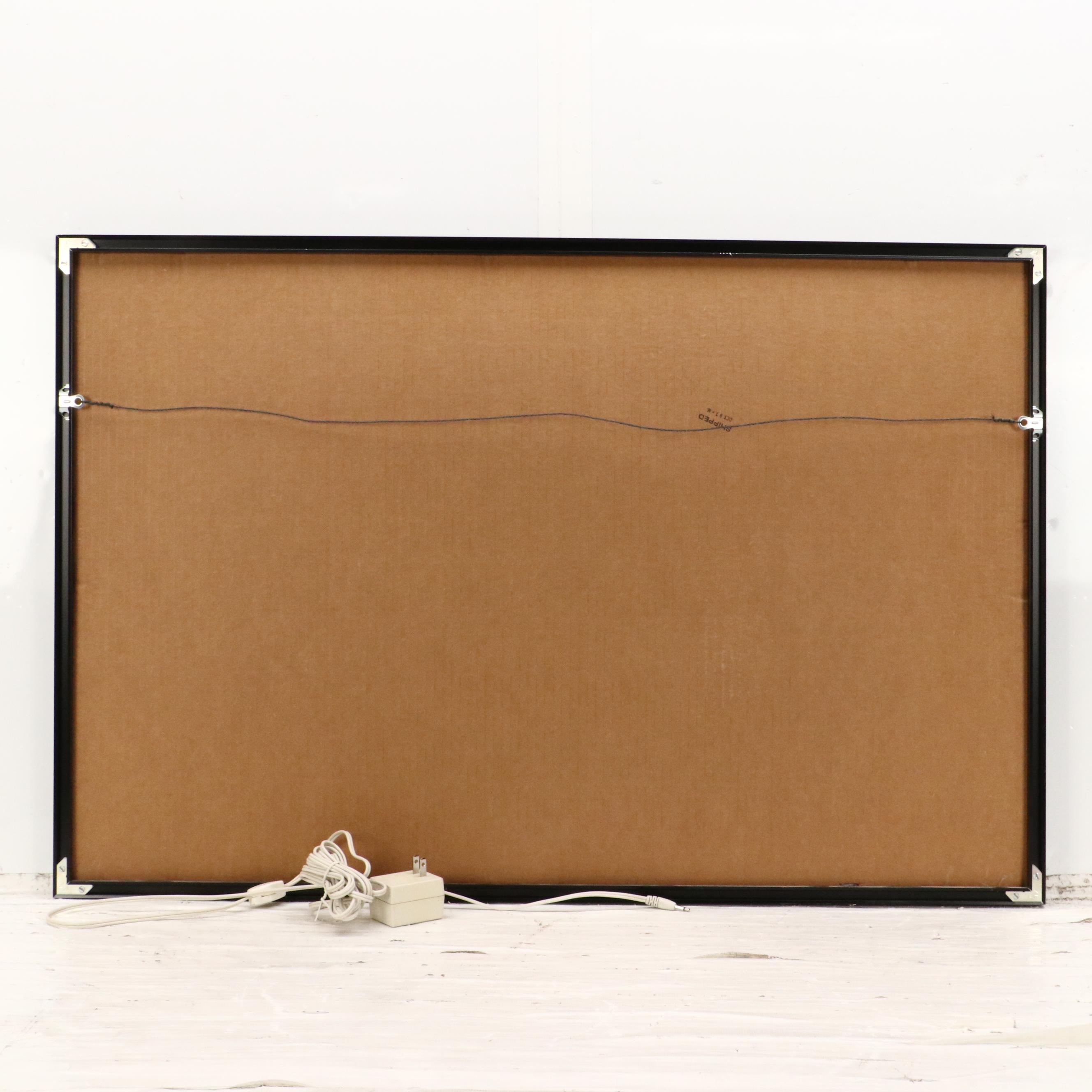 Light-Up Offset Lithograph "Route 66 Diner," Late 20th Century