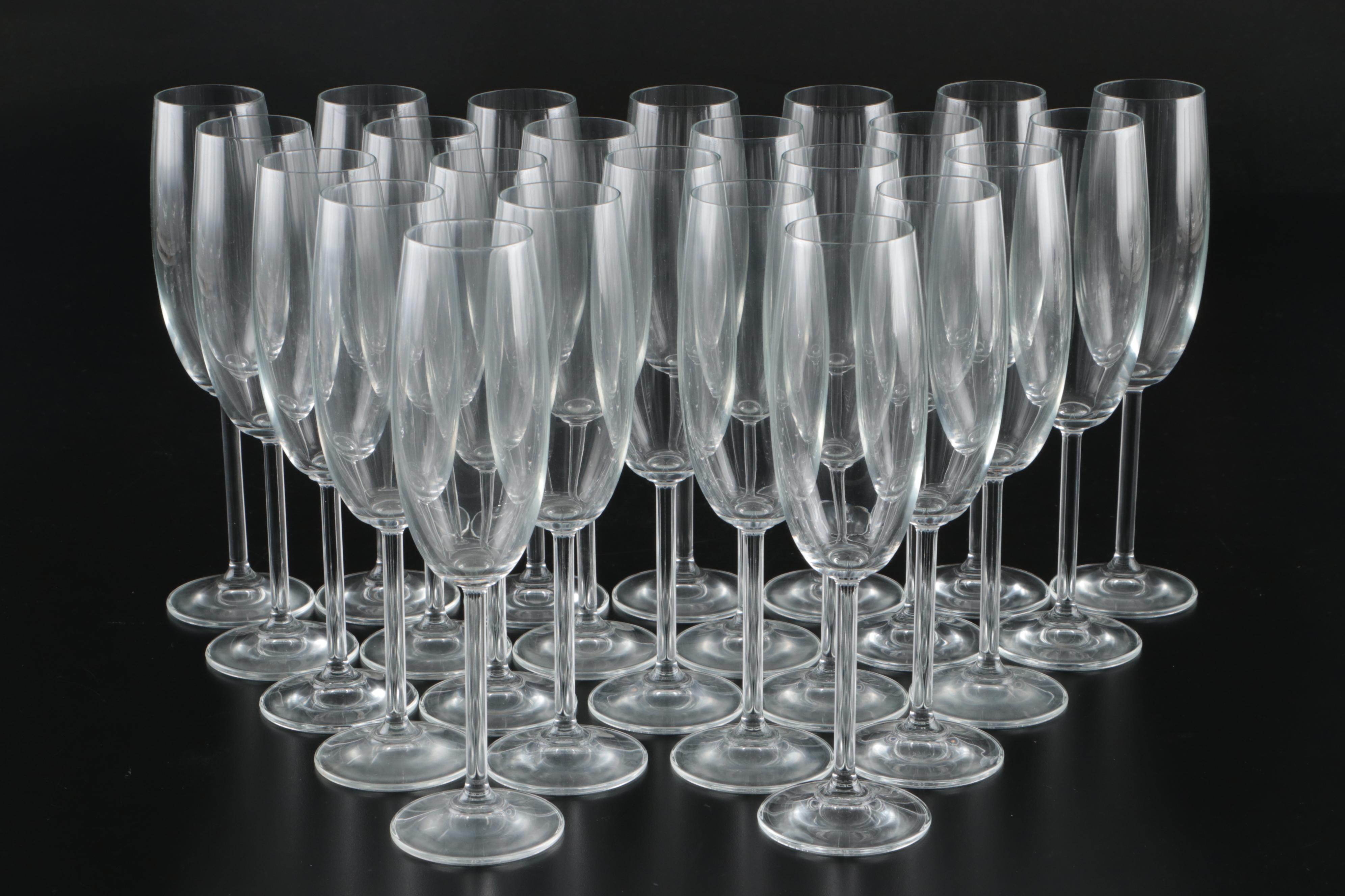 Wine Glasses and Champagne Flutes
