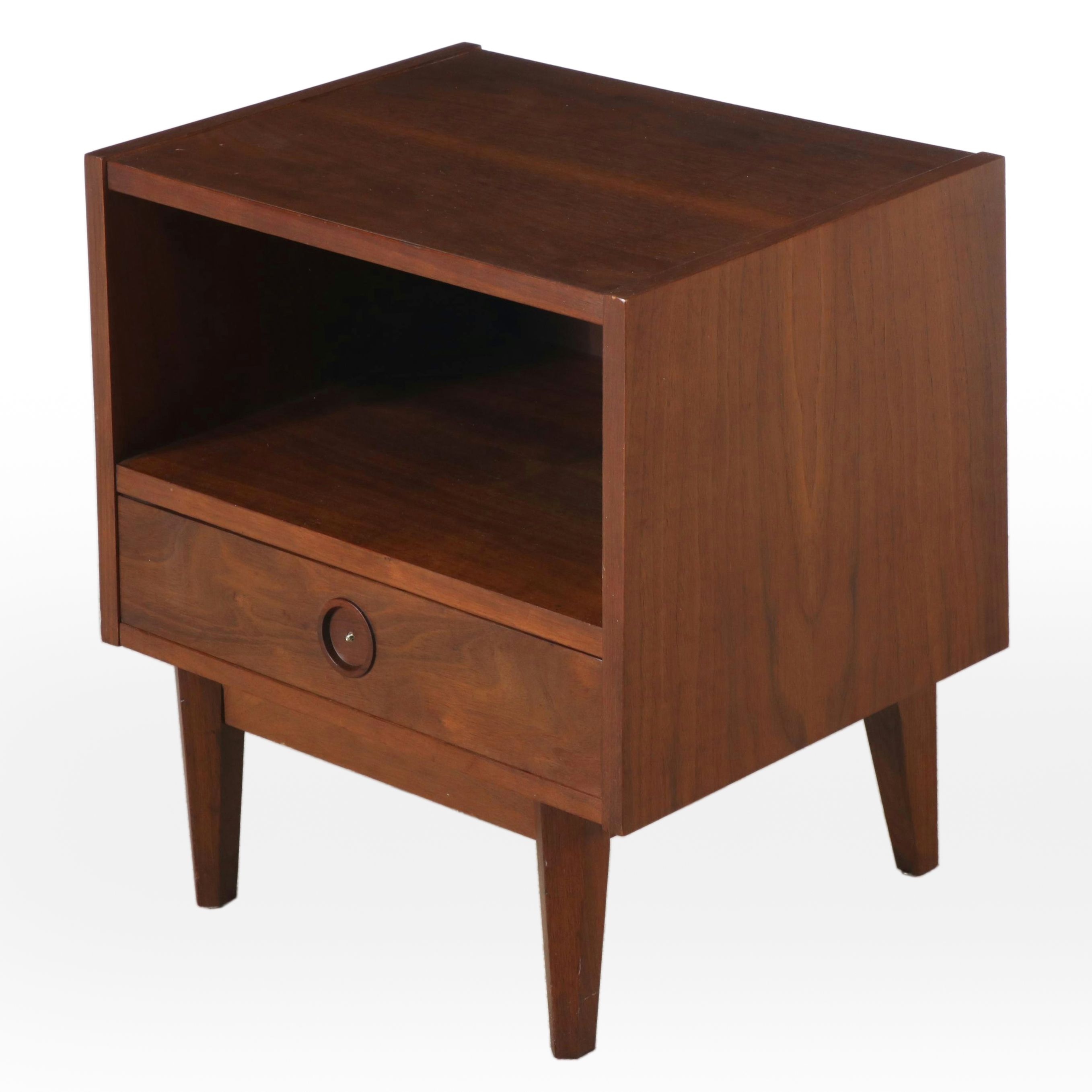 American of Martinsville Mid Century Modern Walnut Nightstand