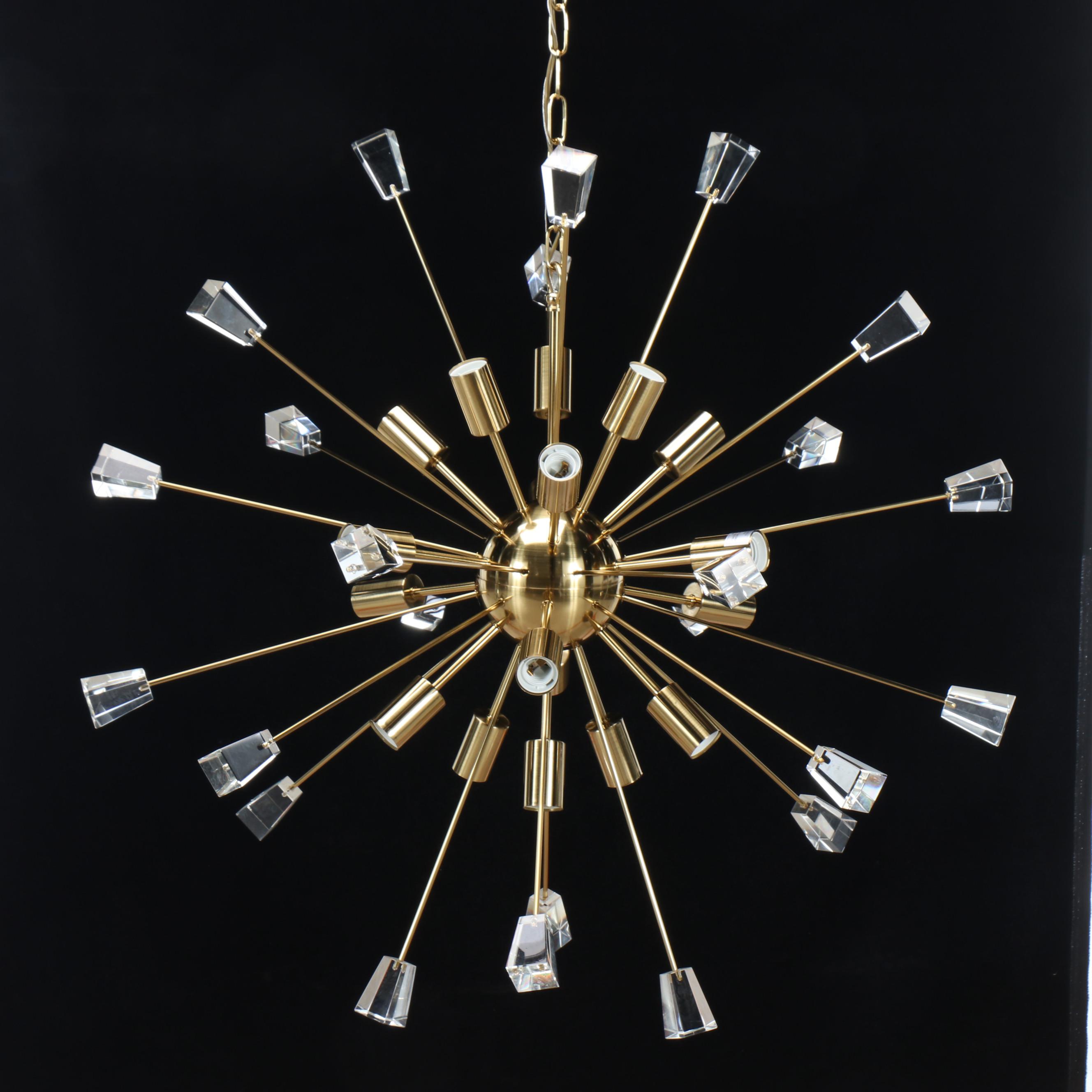 Contemporary Blue Ocean Traders "Luna Light Large" Chandelier