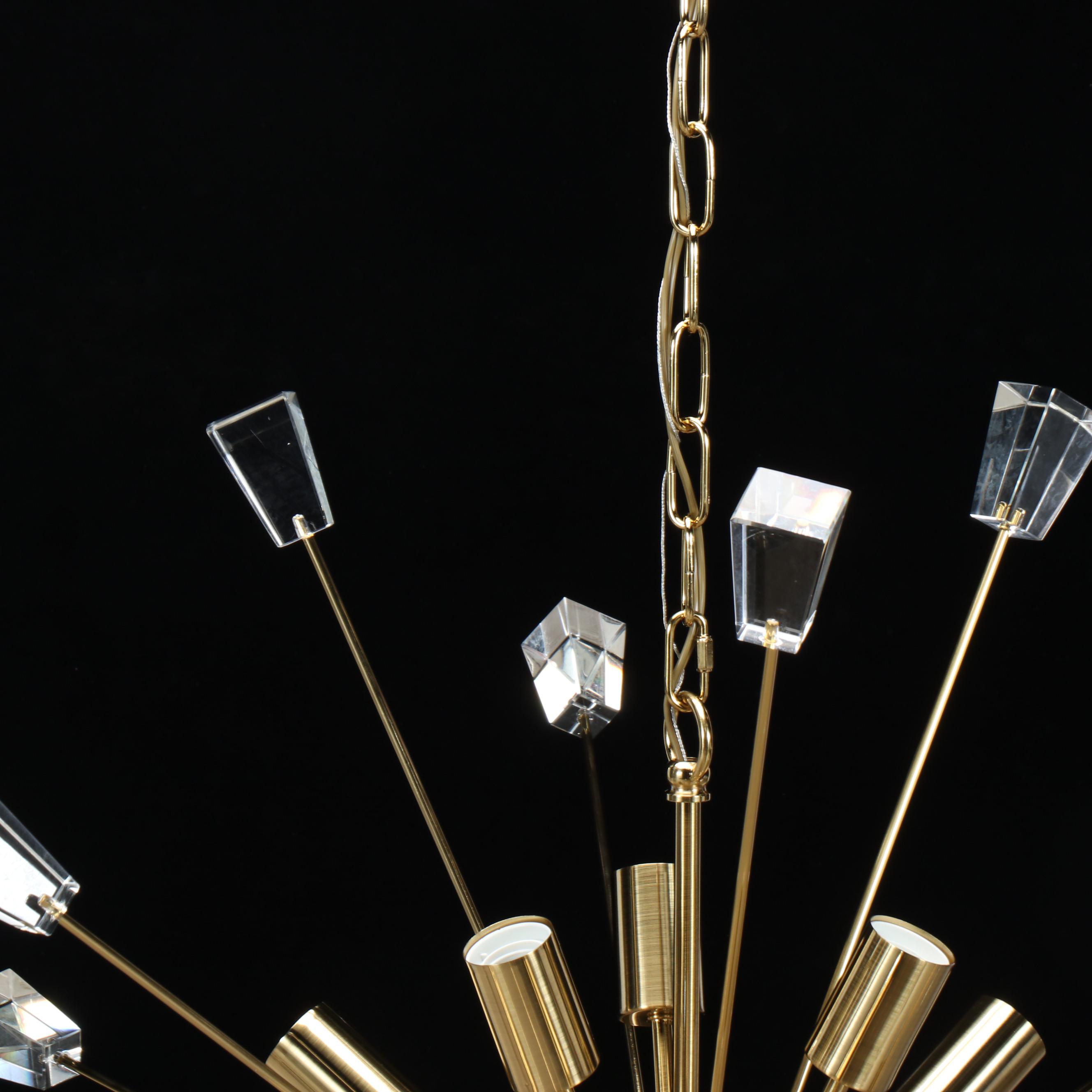 Contemporary Blue Ocean Traders "Luna Light Large" Chandelier