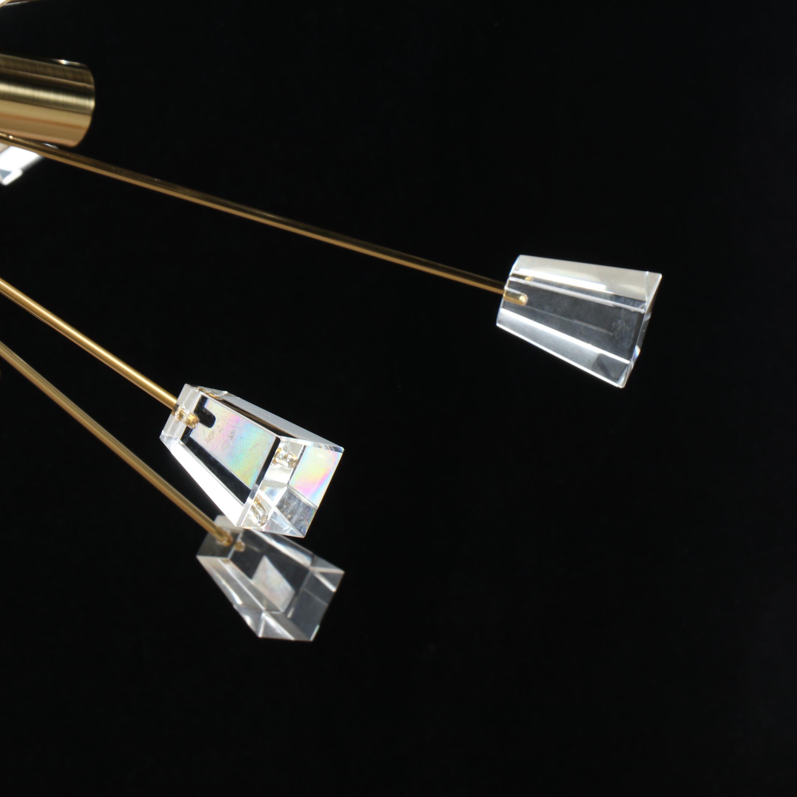 Contemporary Blue Ocean Traders "Luna Light Large" Chandelier