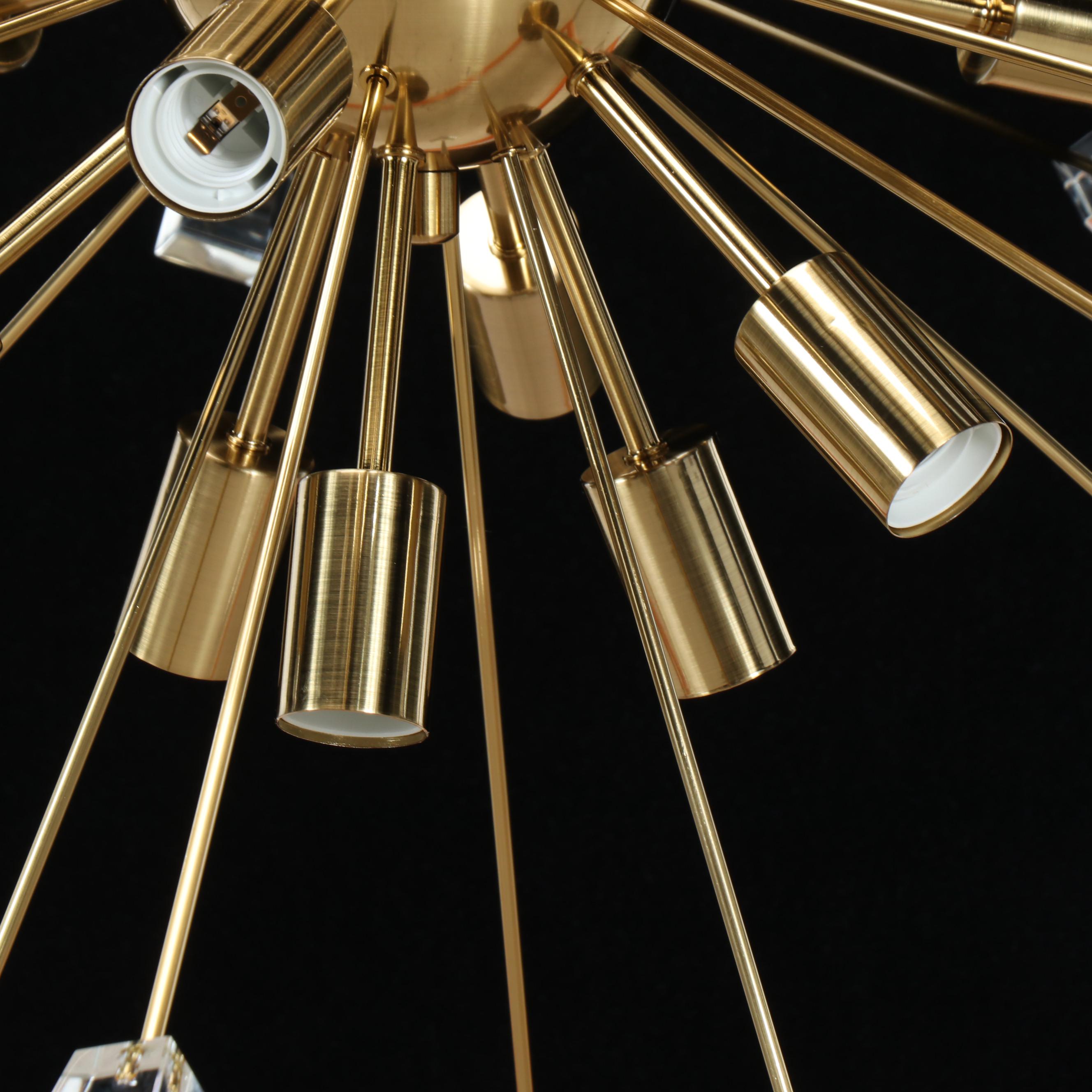 Contemporary Blue Ocean Traders "Luna Light Large" Chandelier