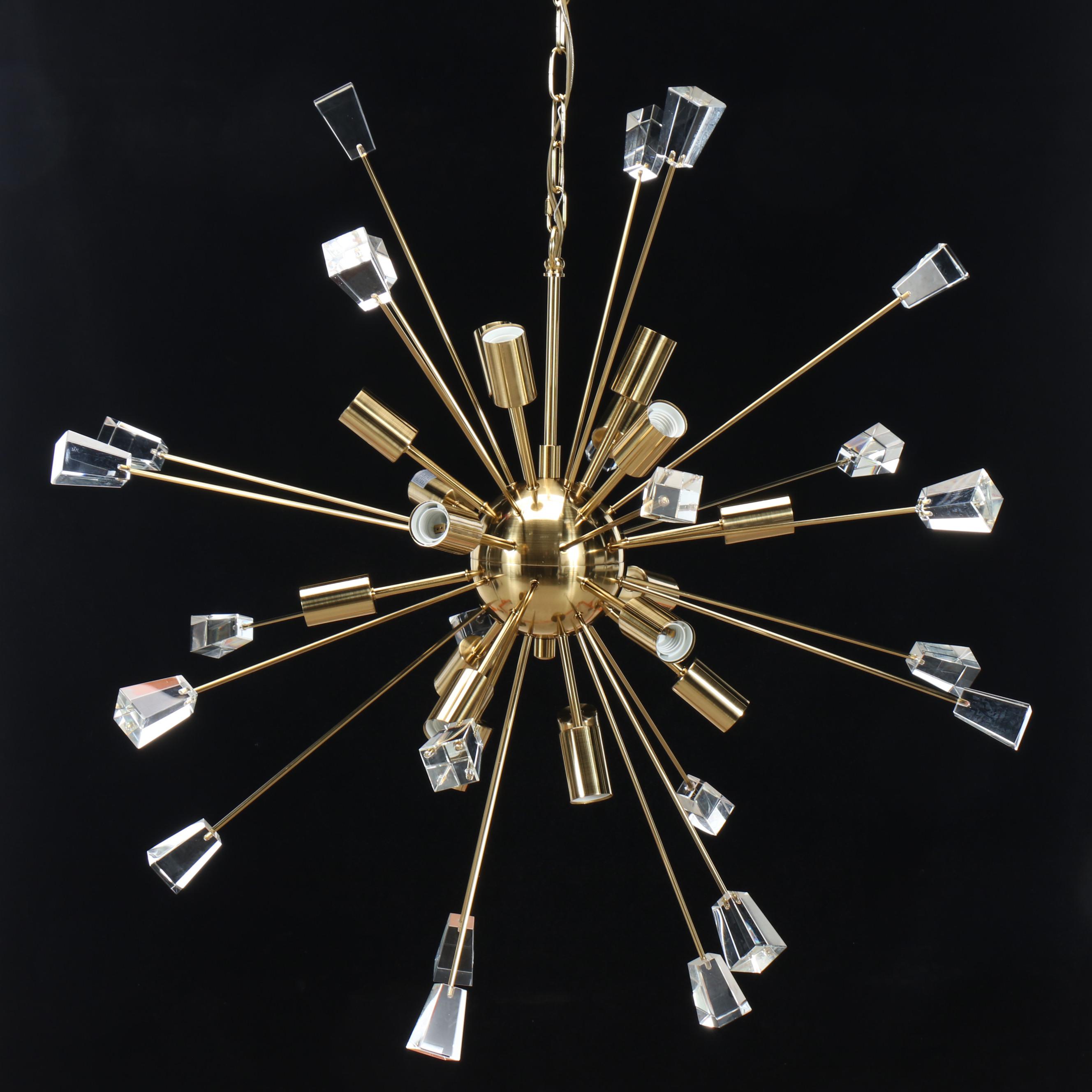 Contemporary Blue Ocean Traders "Luna Light Large" Chandelier