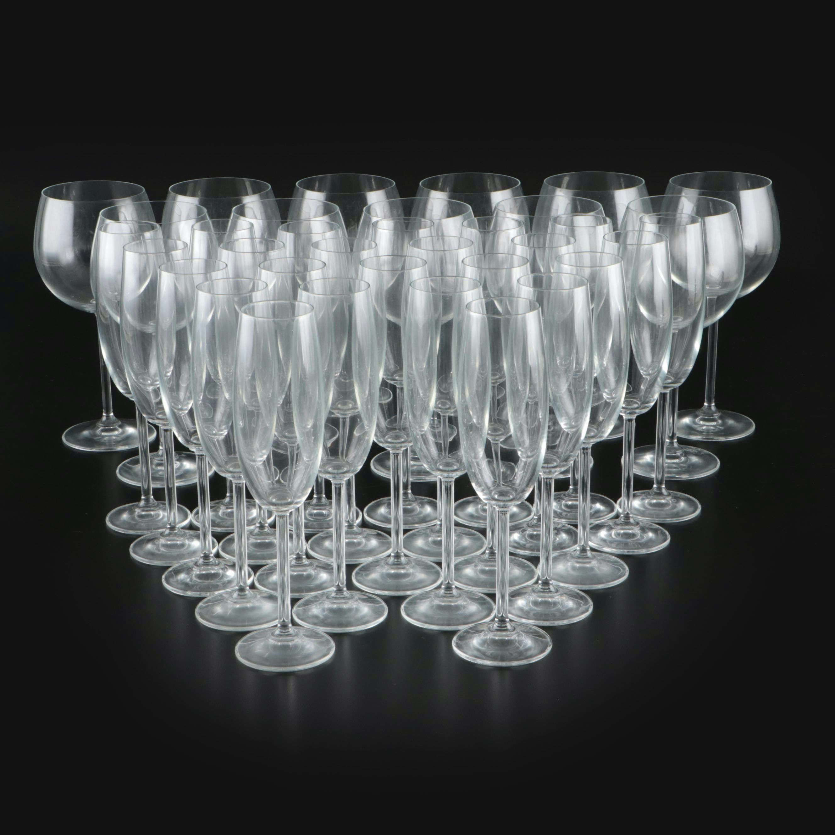 Wine Glasses and Champagne Flutes