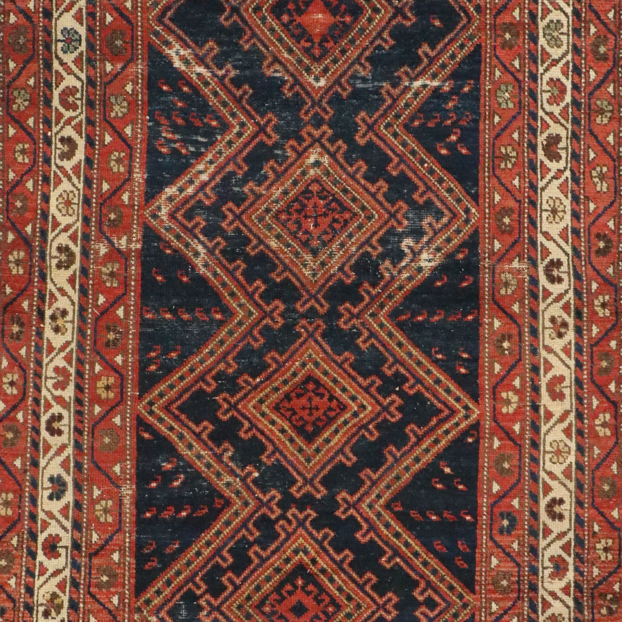 3'8 x 6'6 Hand-Knotted Persian Malayer Area Rug