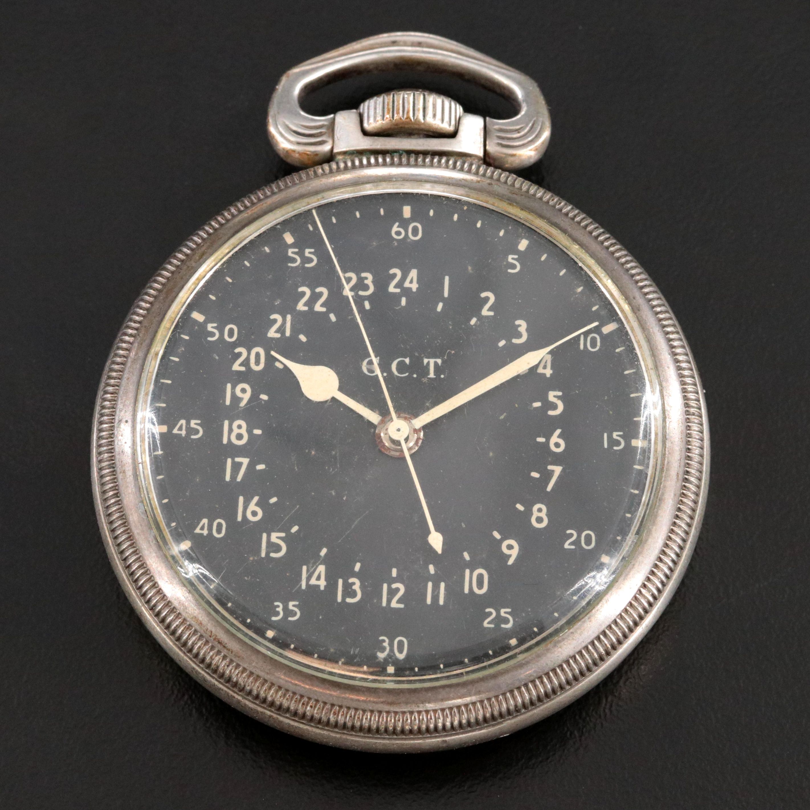 Hamilton Master Navigational Military GCT AN-5740 Pocket Watch