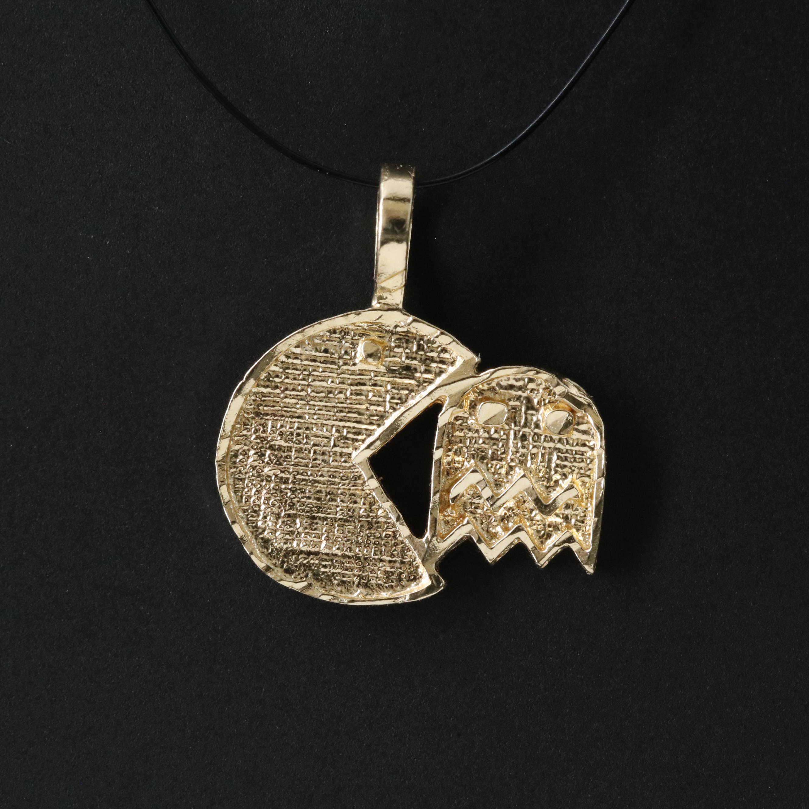 14K Video Game Character Pendant