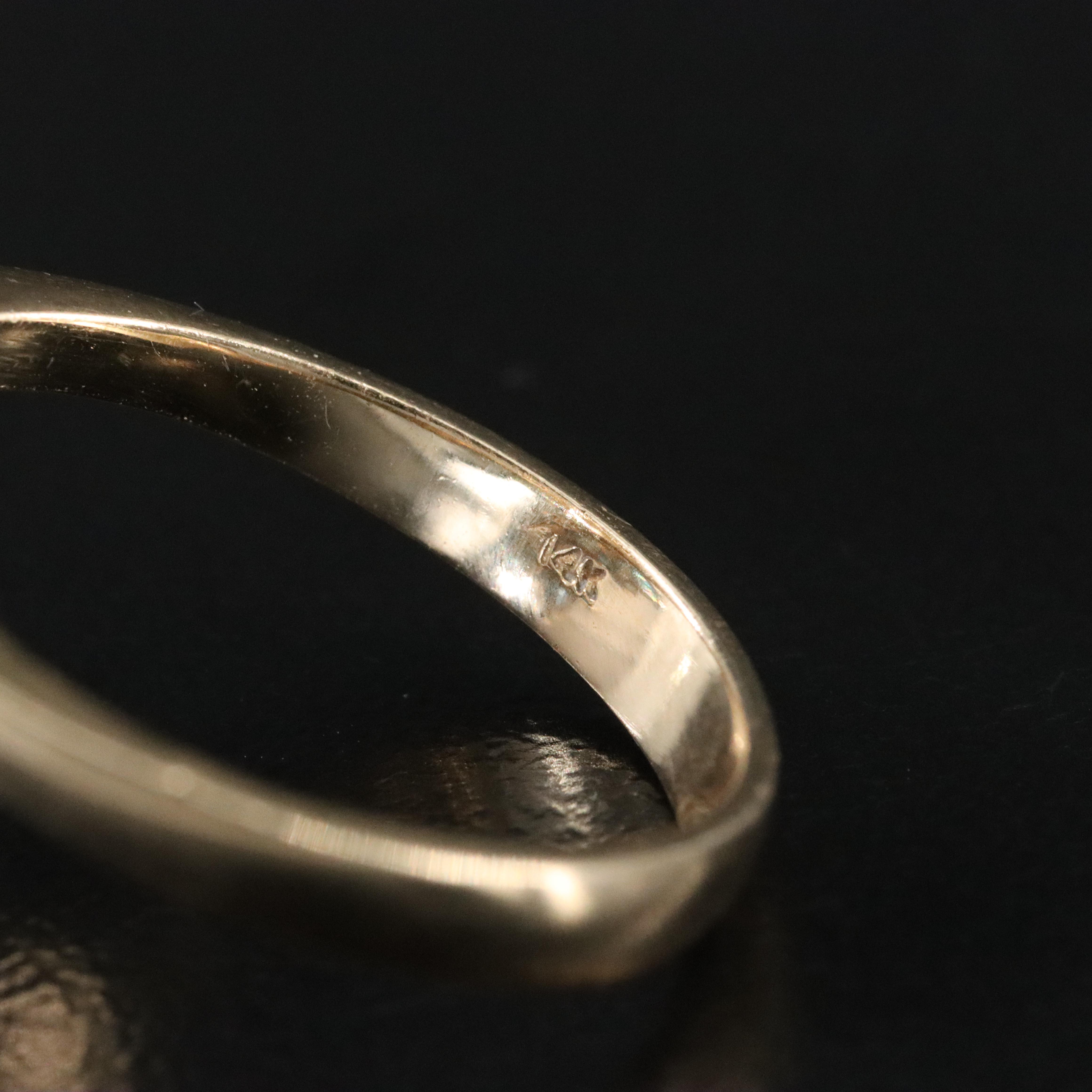 14K Sapphire and Diamond Ring