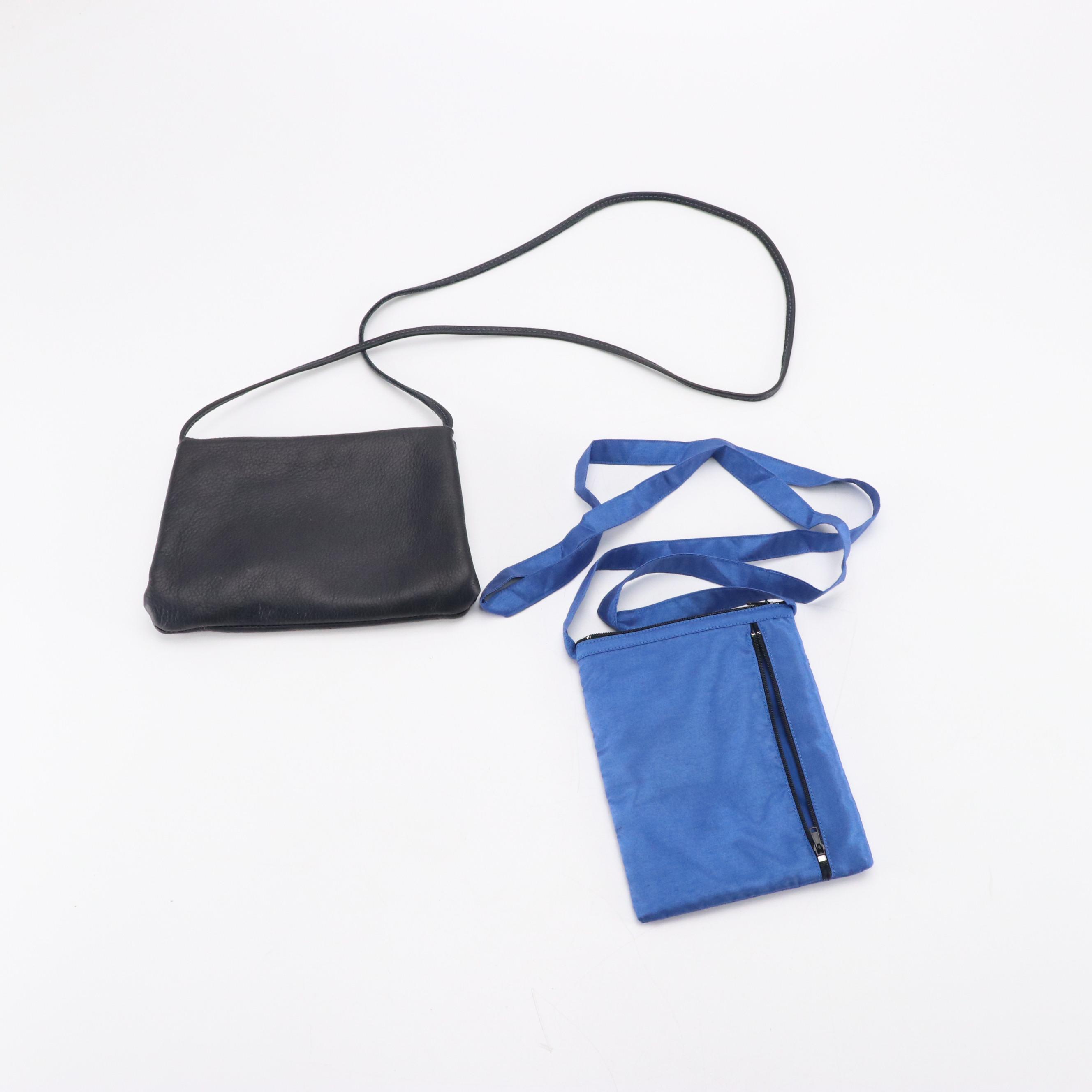 Talbots Wicker Woven Leather Crossbody Bag, Other Eel Skin Clutch, and More