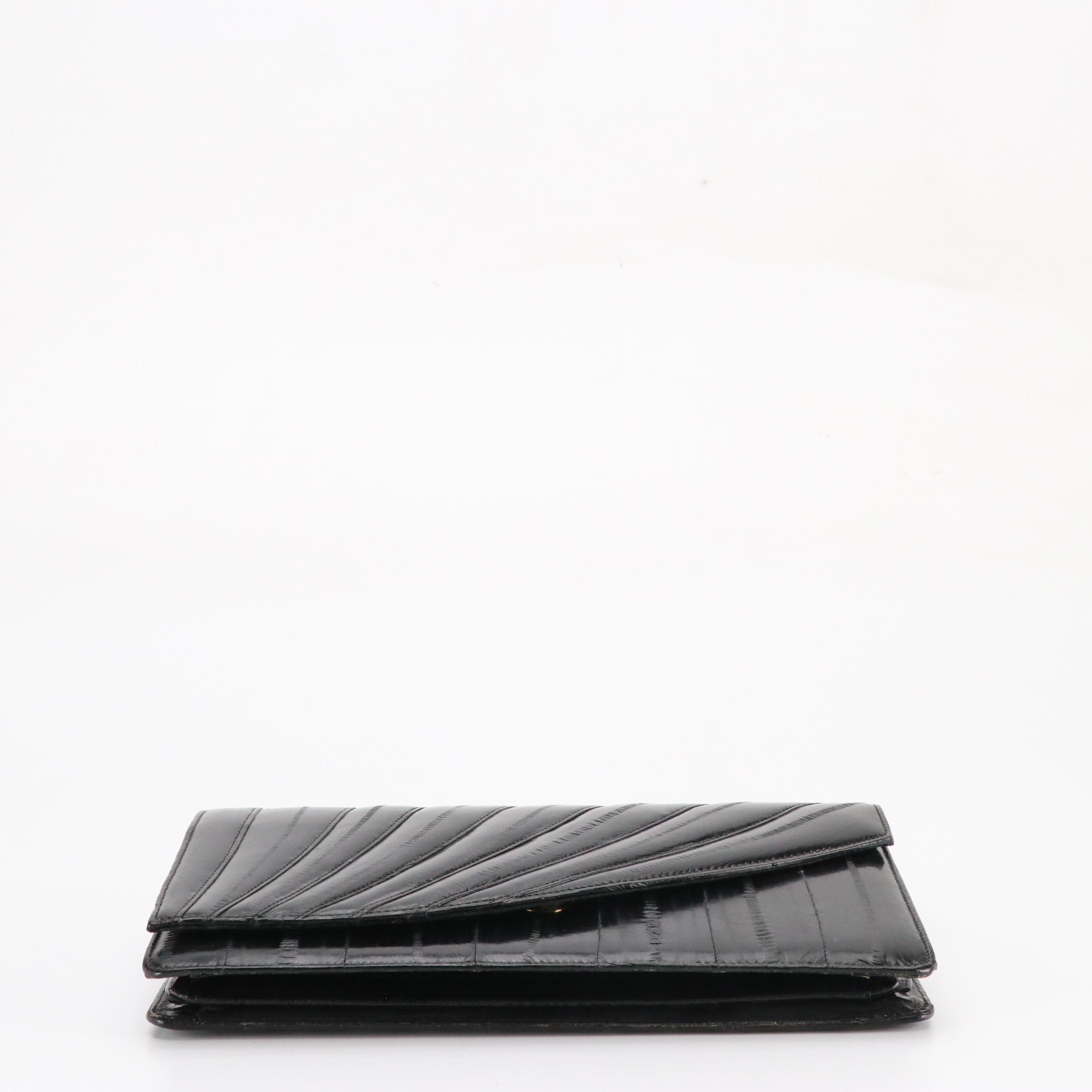 Talbots Wicker Woven Leather Crossbody Bag, Other Eel Skin Clutch, and More