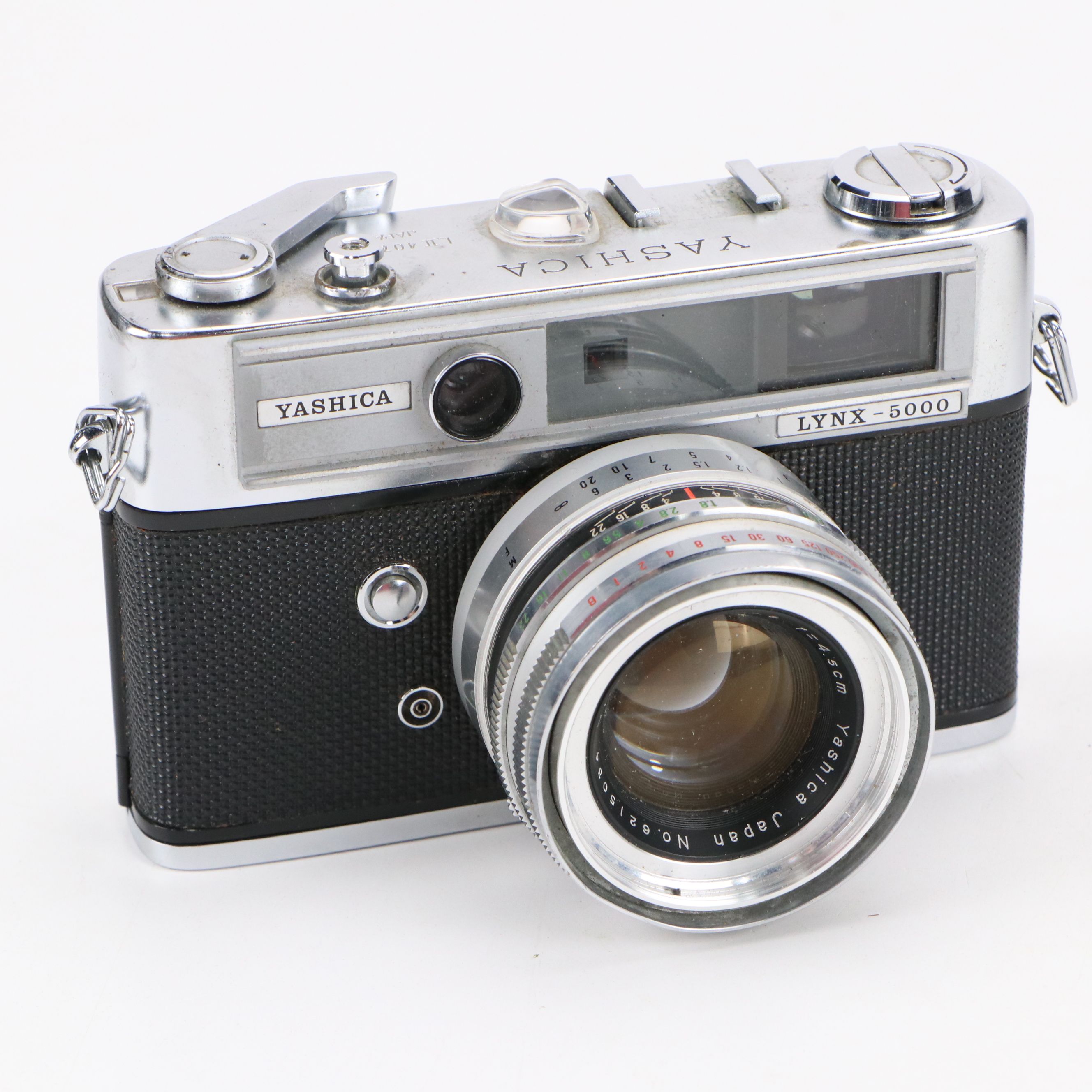 Yashica Lynx-5000 with Vivitar Series 1 Zoom Lens and Case