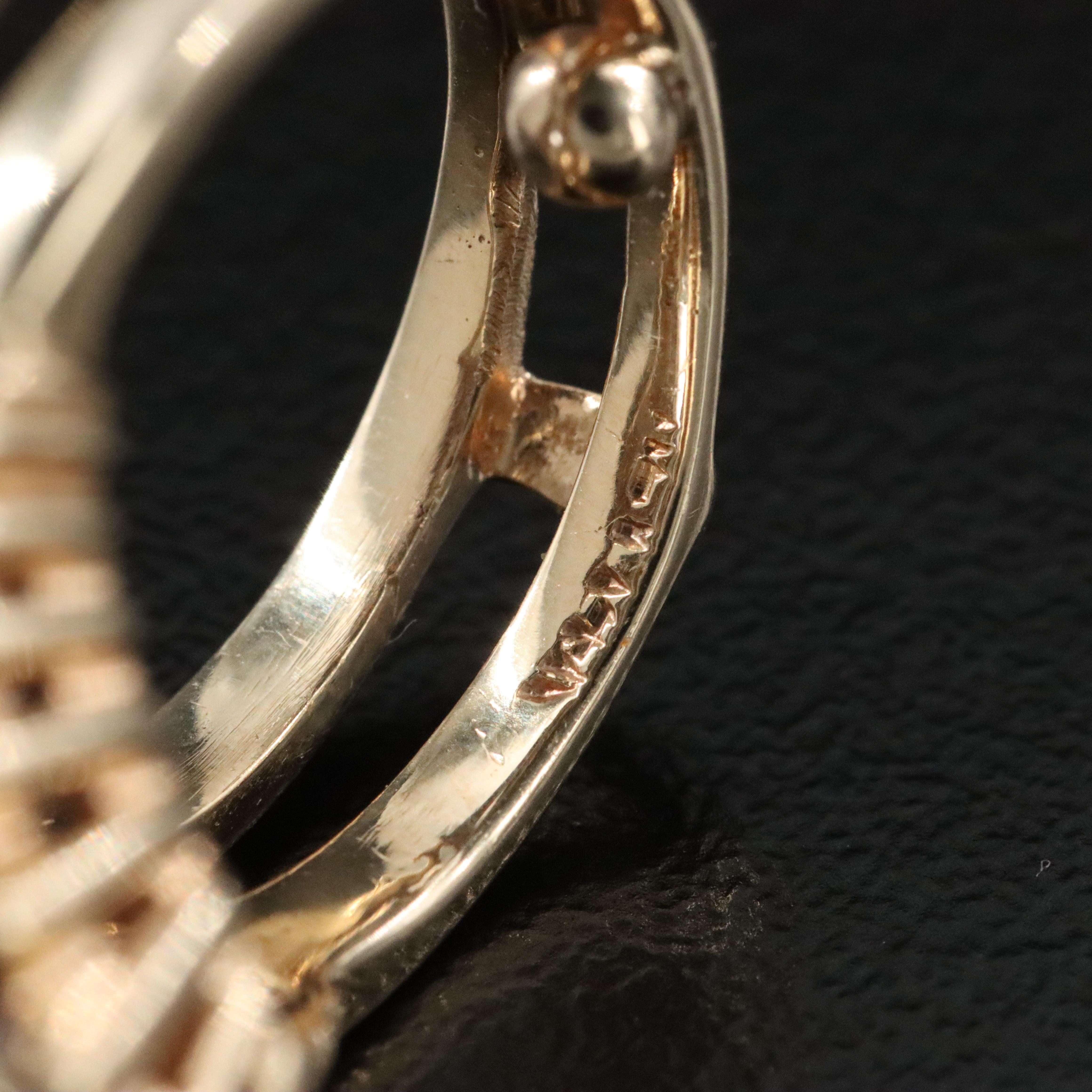 14K 1.05 CTW Diamond Enhancer Ring