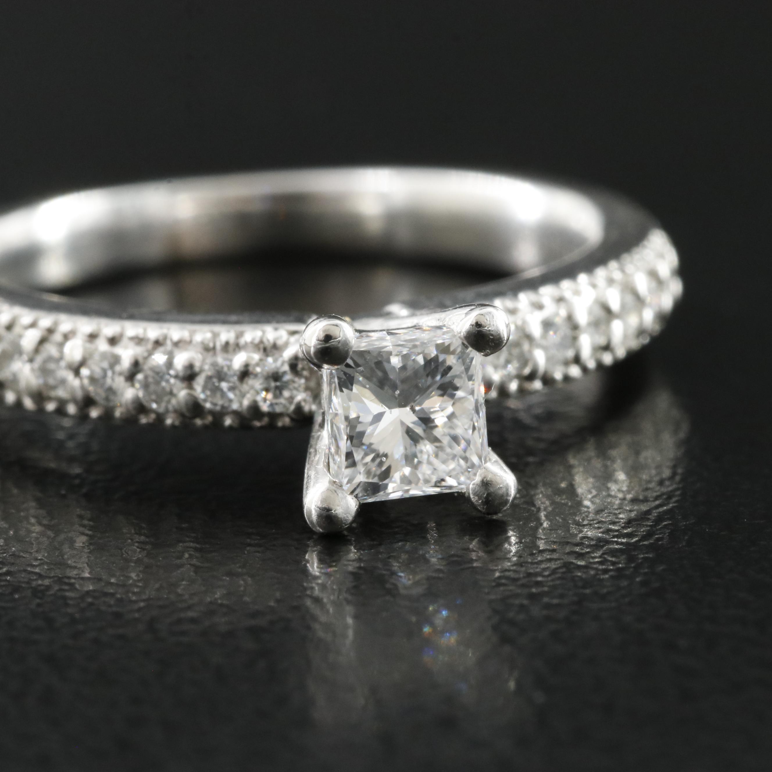 14K 0.93 CTW Diamond Ring Set