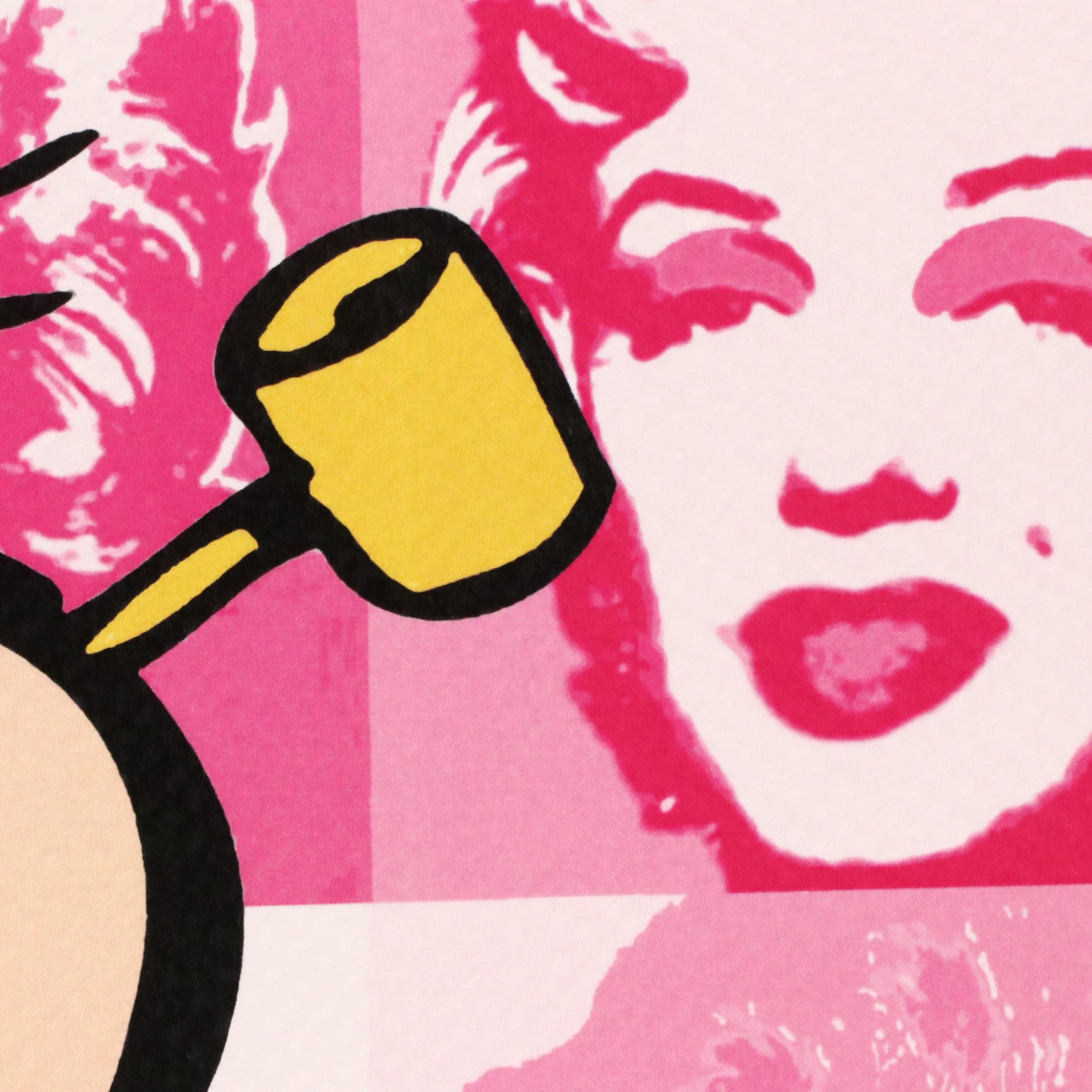Death NYC Pop Art Digital Print with Popeye and Marilyn Monroe, 2020