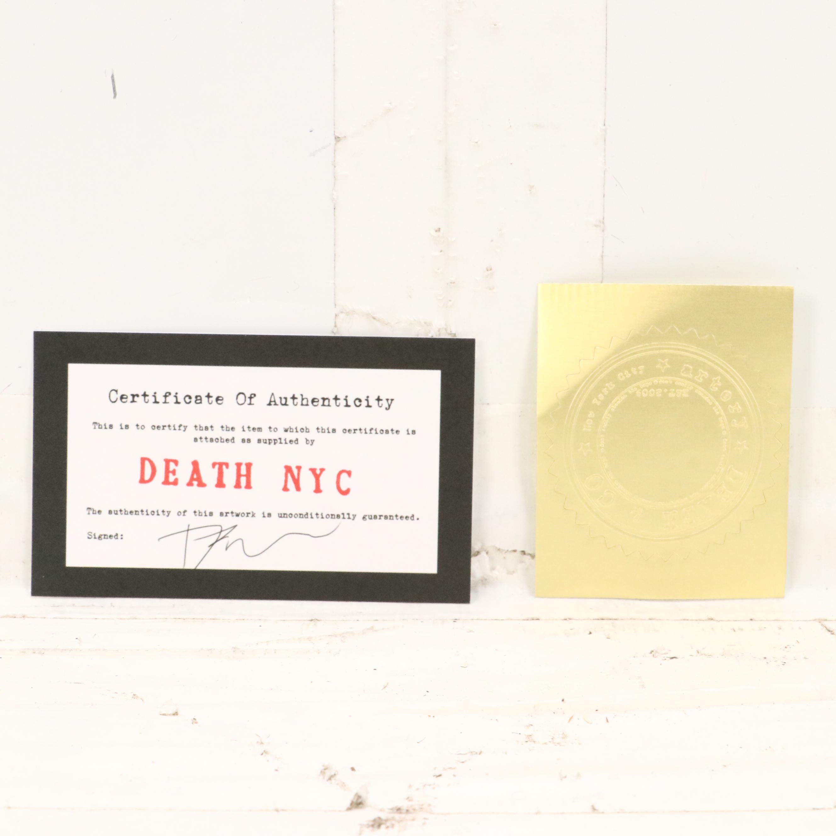 Death NYC Pop Art Digital Print with Popeye and Marilyn Monroe, 2020