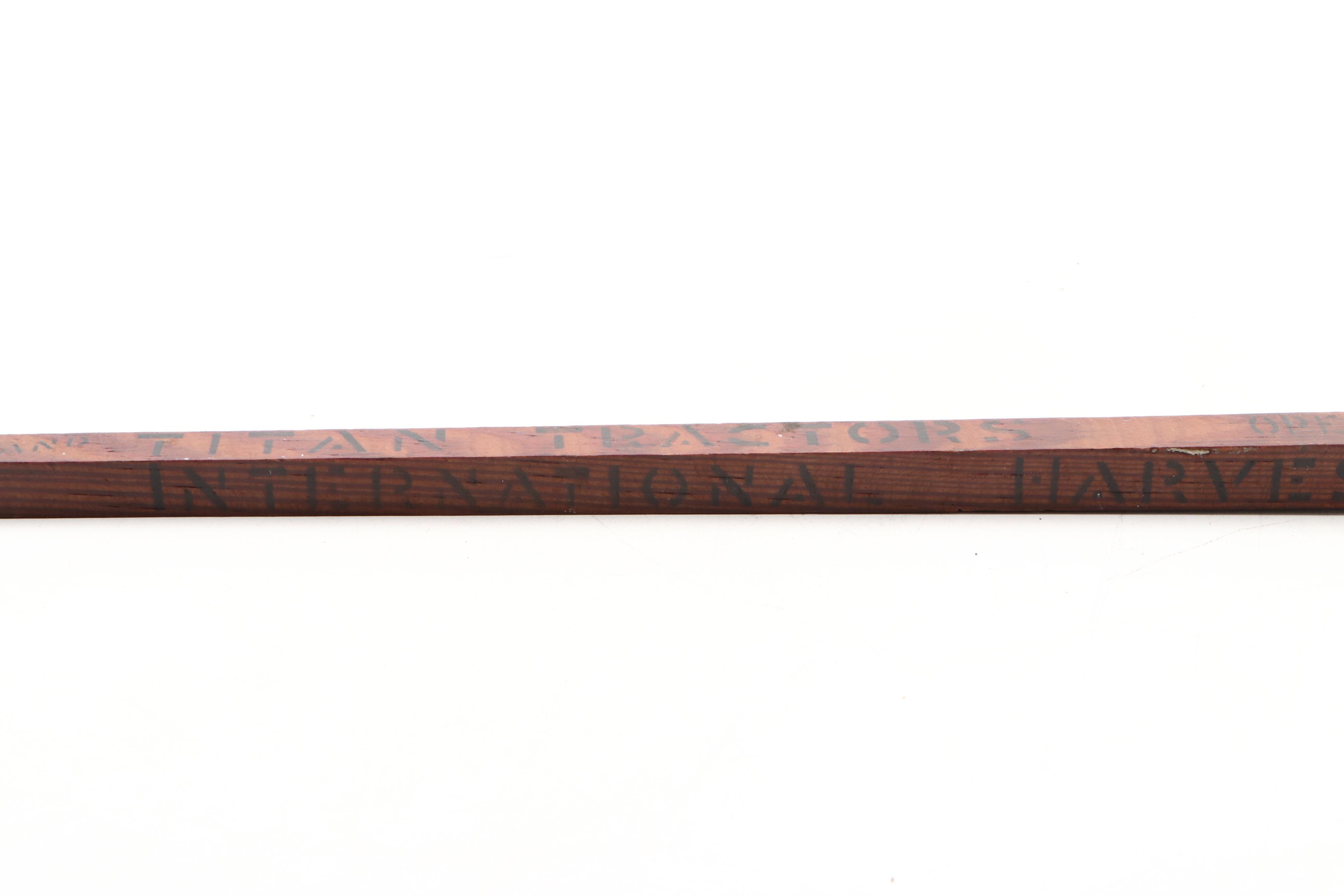 Pair of Tractor Kerosene Distillate Wooden Fuel Measuring Sticks